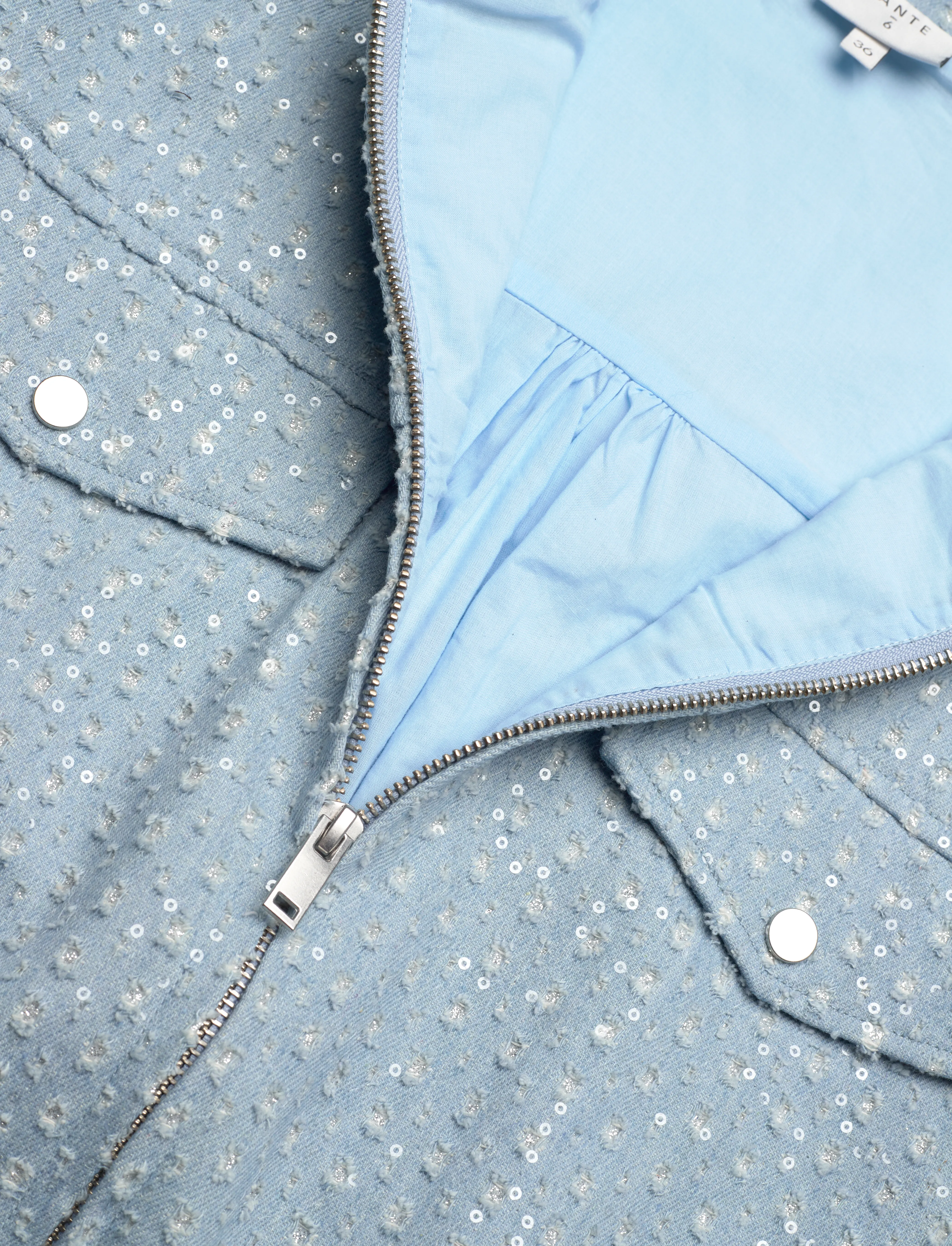 Dante6 - Rolo embellished jacket - frühlingsjacken - sky blue - 3