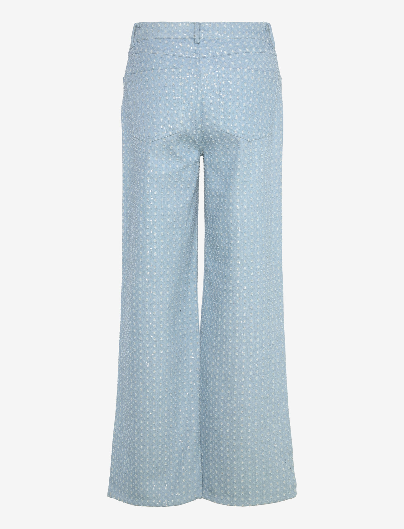 Dante6 - Pearldrop embellished pants - brede jeans - sky blue - 2
