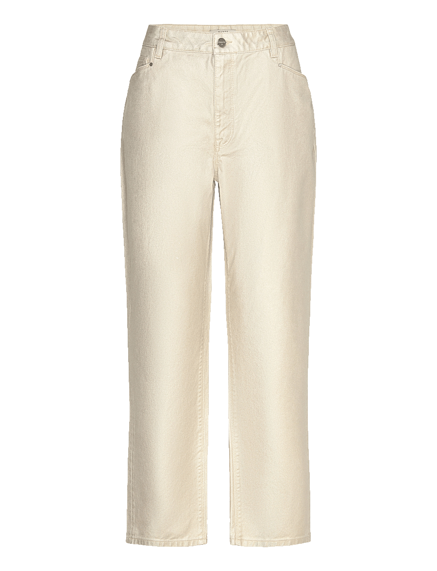 Dante6 - Dante6-Axelle metallic straight cropped jeans - gerade jeans - champagne metallic - 0