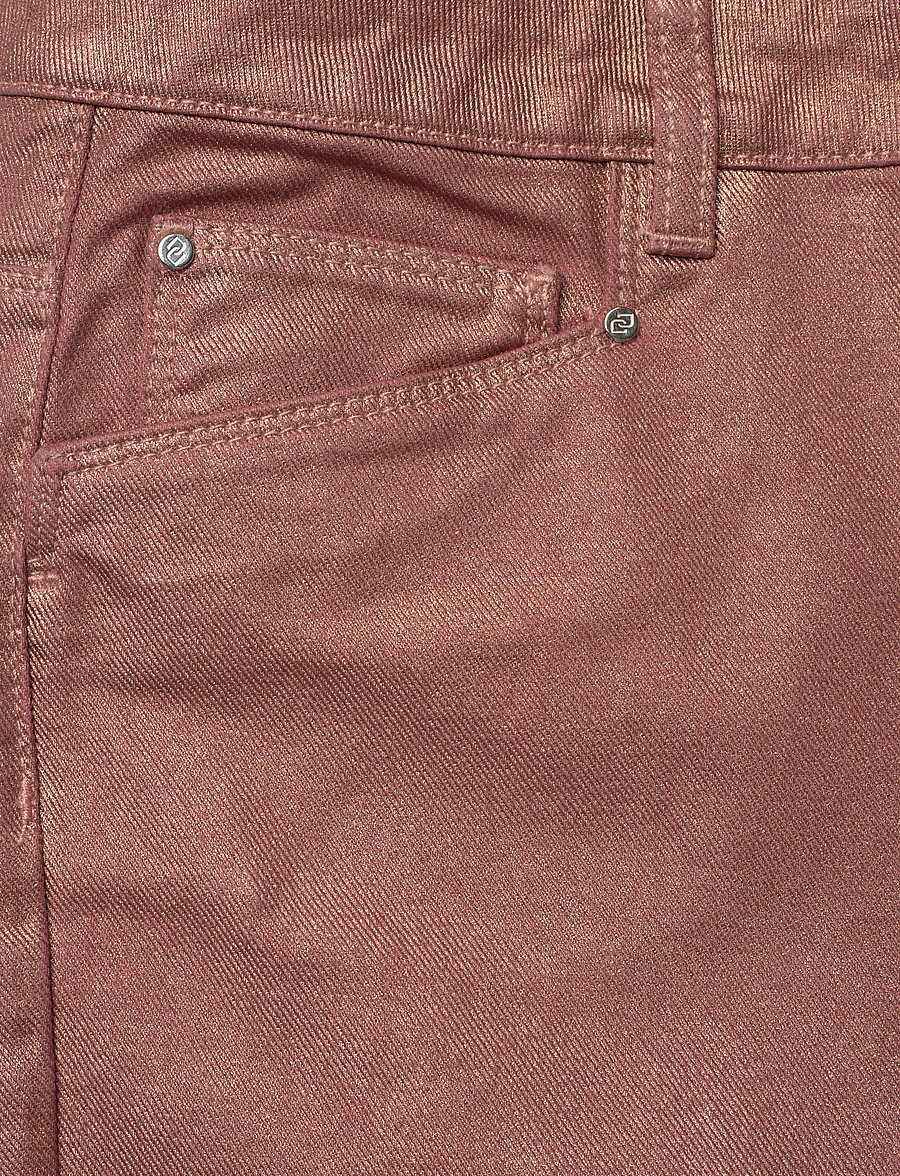Dante6 - Dante6-Axelle metallic straight cropped jeans - straight jeans - rose metallic - 2