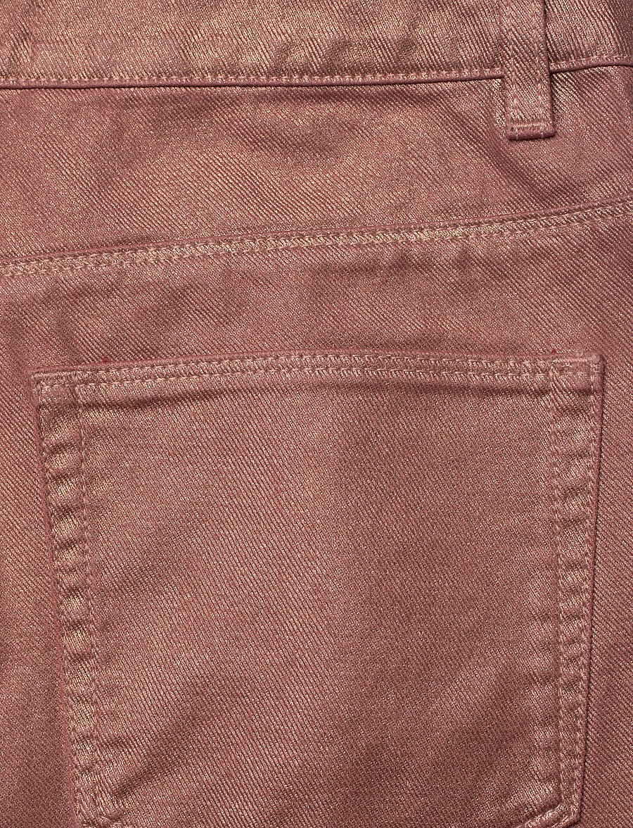Dante6 - Dante6-Axelle metallic straight cropped jeans - straight jeans - rose metallic - 4