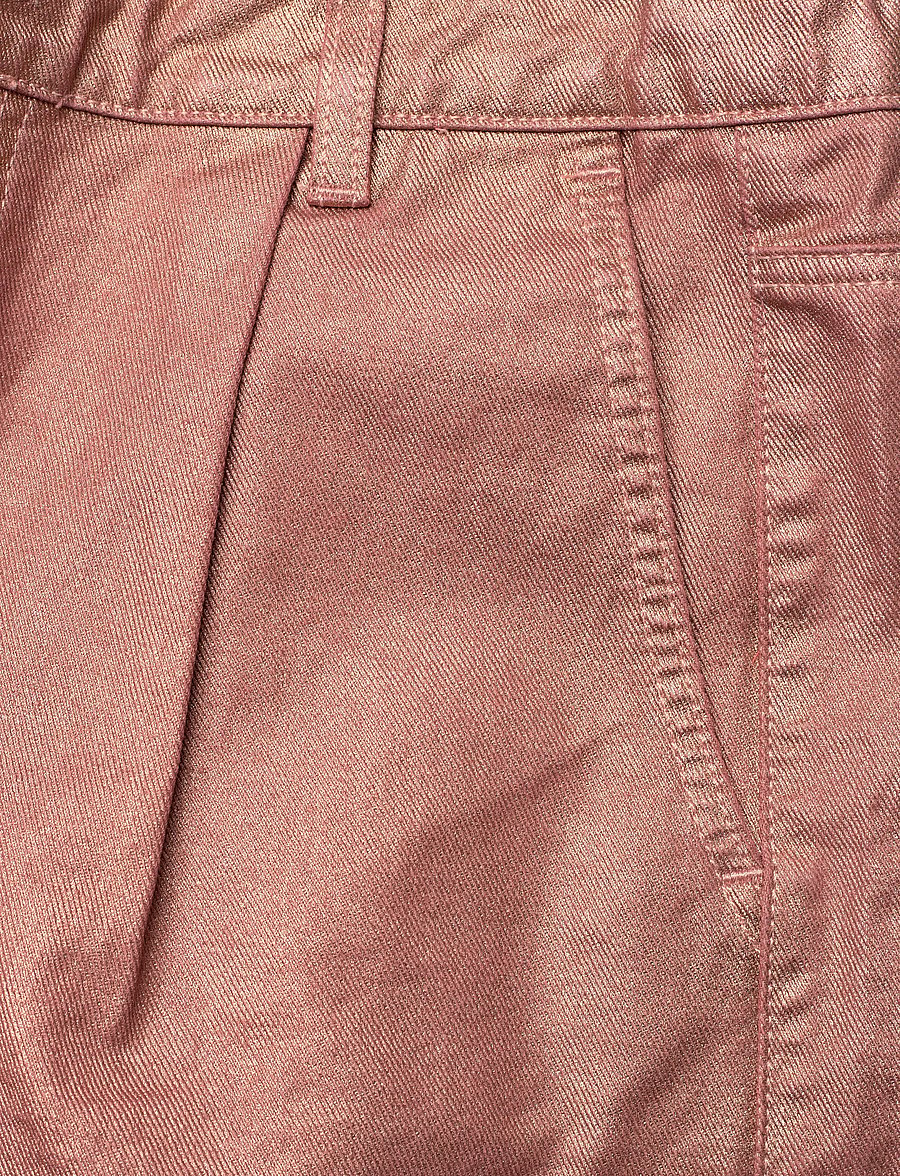 Dante6 - Dante6-Veralyn metallic jeans shorts - jeansshorts - rose metallic - 2