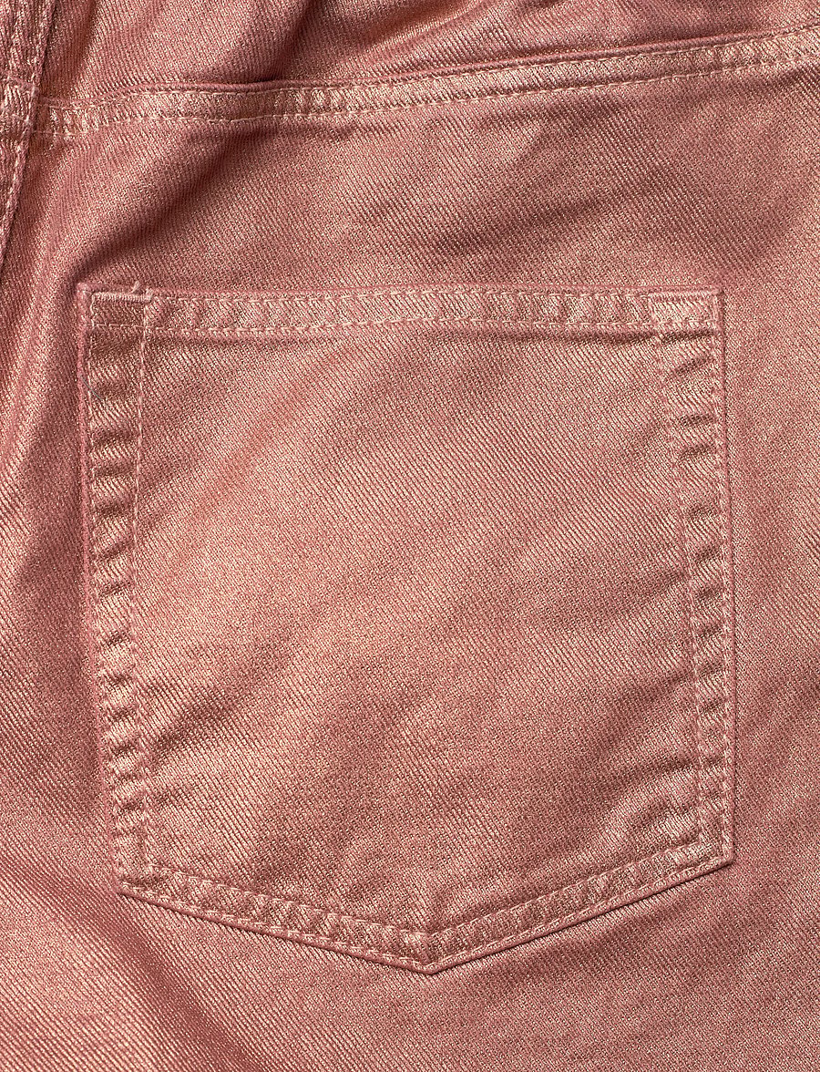 Dante6 - Dante6-Veralyn metallic jeans shorts - jeansshorts - rose metallic - 4