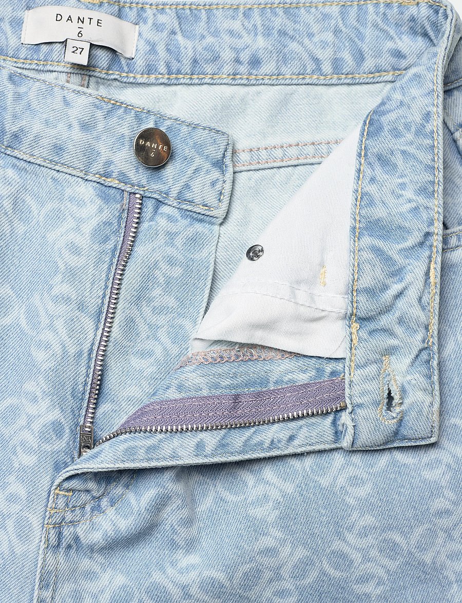 Dante6 - Dante6-Nuit wideleg monogram jeans - brede jeans - skywash blue - 3