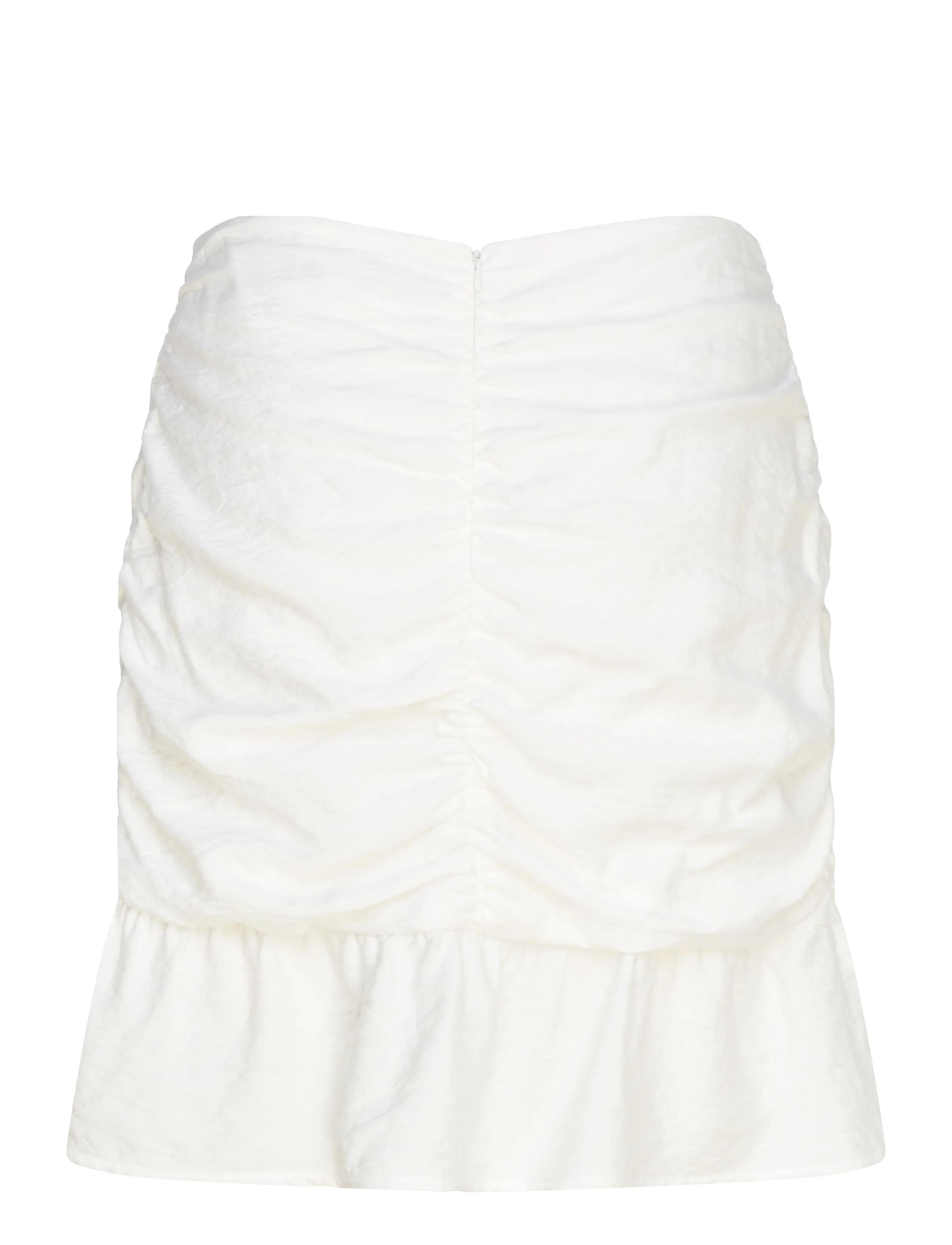Dante6 - Dante6-Krissy drapey mini skirt - kurze röcke - milk white - 1