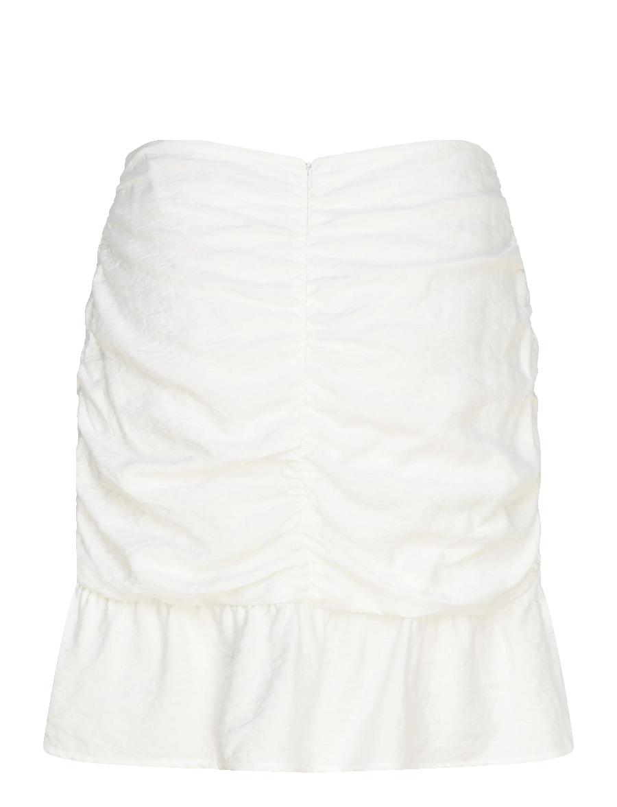 Dante6 - Dante6-Krissy drapey mini skirt - kurze röcke - milk white - 1