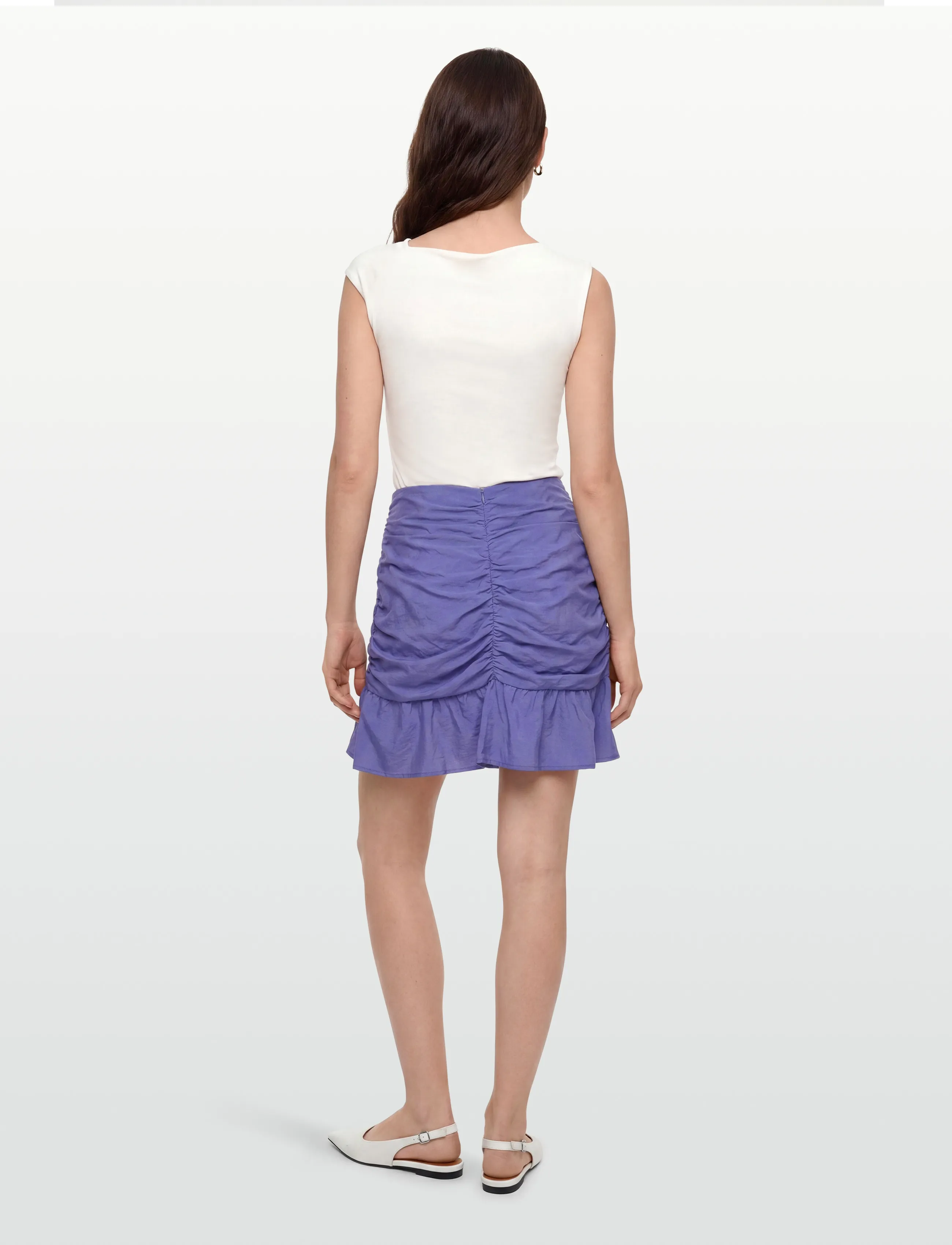 Dante6 - Dante6-Krissy drapey mini skirt - kurze röcke - twilight blue - 4