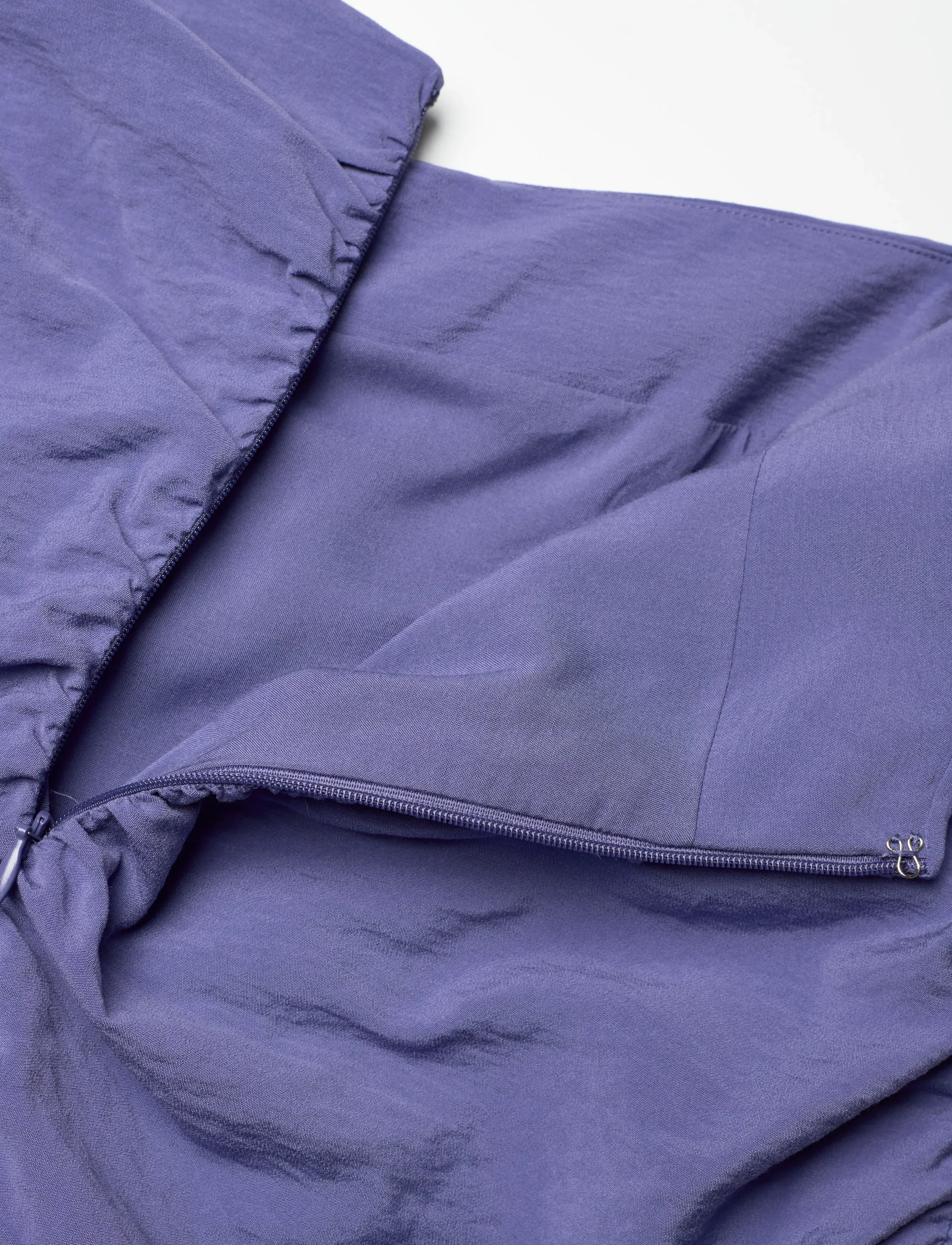 Dante6 - Dante6-Krissy drapey mini skirt - korte nederdele - twilight blue - 3