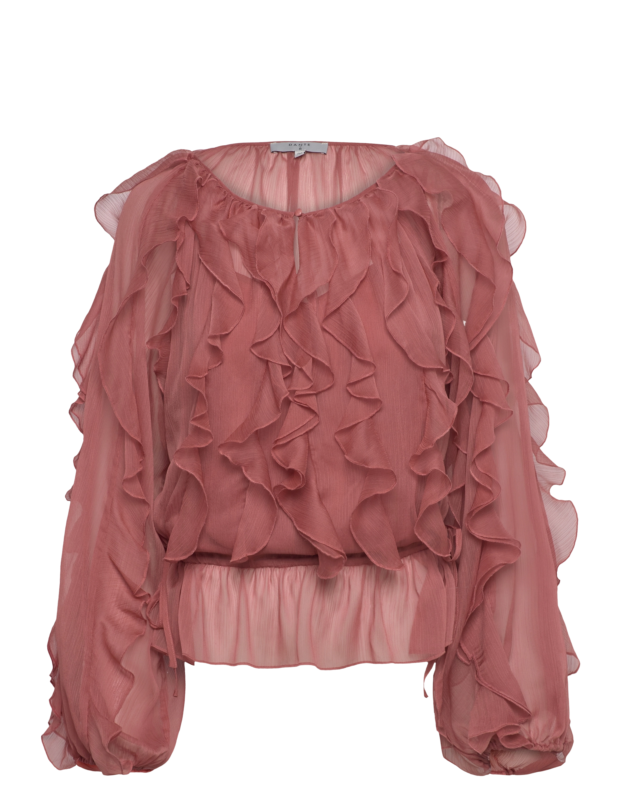 Dante6 - Dante6-Sinner boho chiffon top - amber glow - 1
