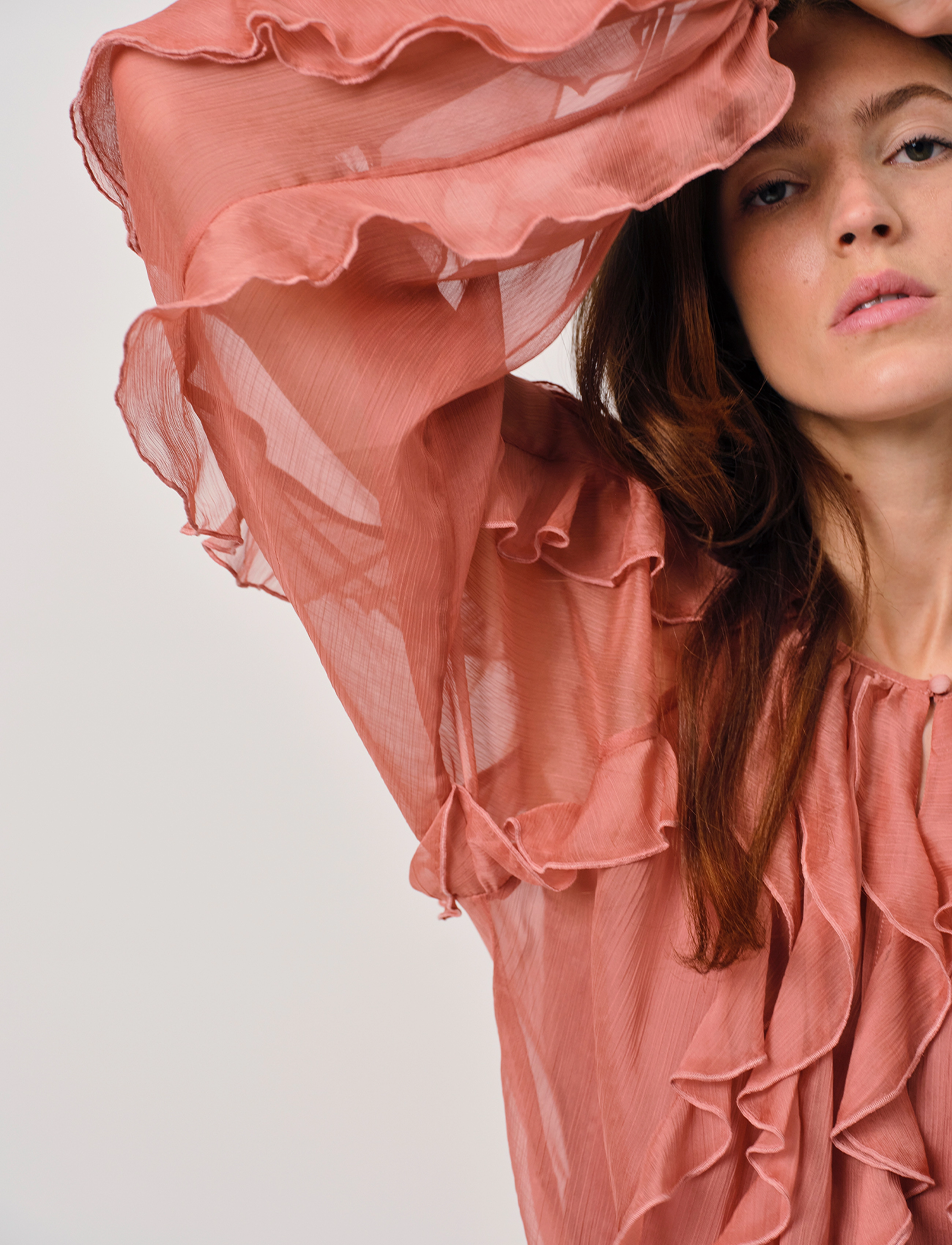 Dante6 - Dante6-Sinner boho chiffon top - amber glow - 4