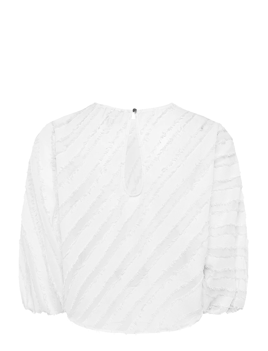 Dante6 - Dante6-Giana balloon sleeve top - långärmade blusar - milk white - 1