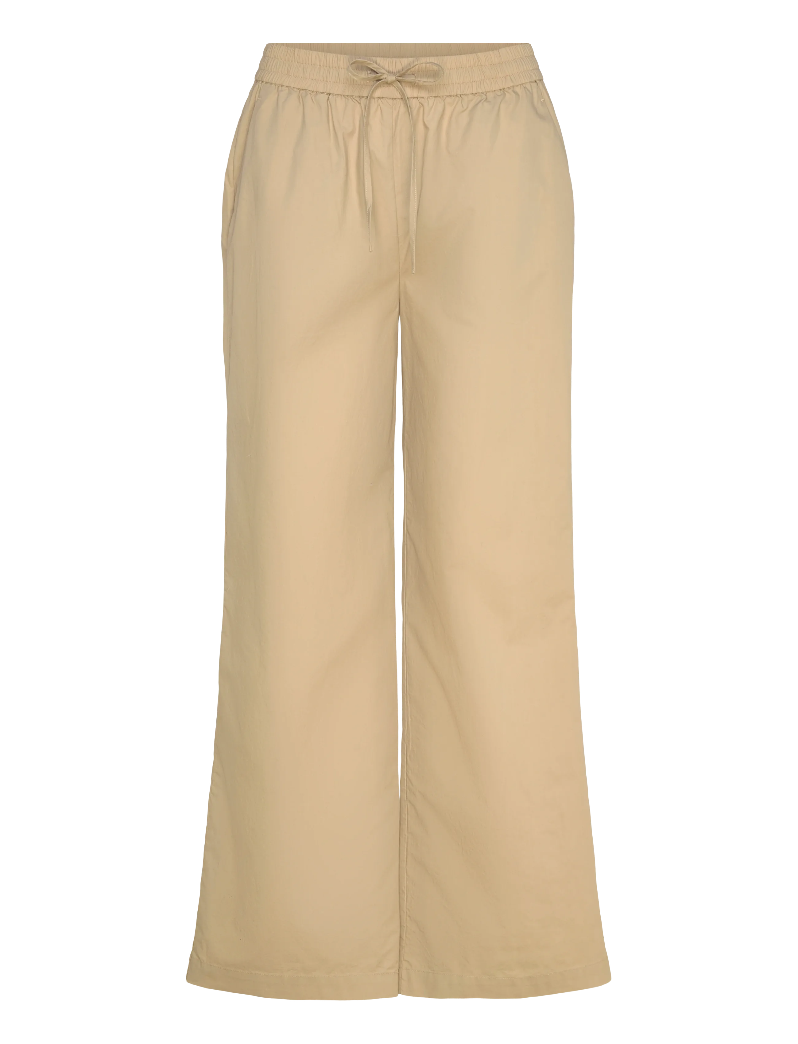 Dante6 -Twinks Wide Leg Pants, Kvinder, Brede Ben Snørebukser, Beige, Str: 34