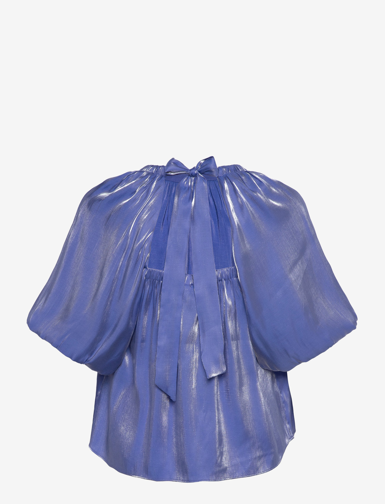 Dante6 - Dante6-Simo shimmer back detail top - t-shirts - cornflower blue - 2