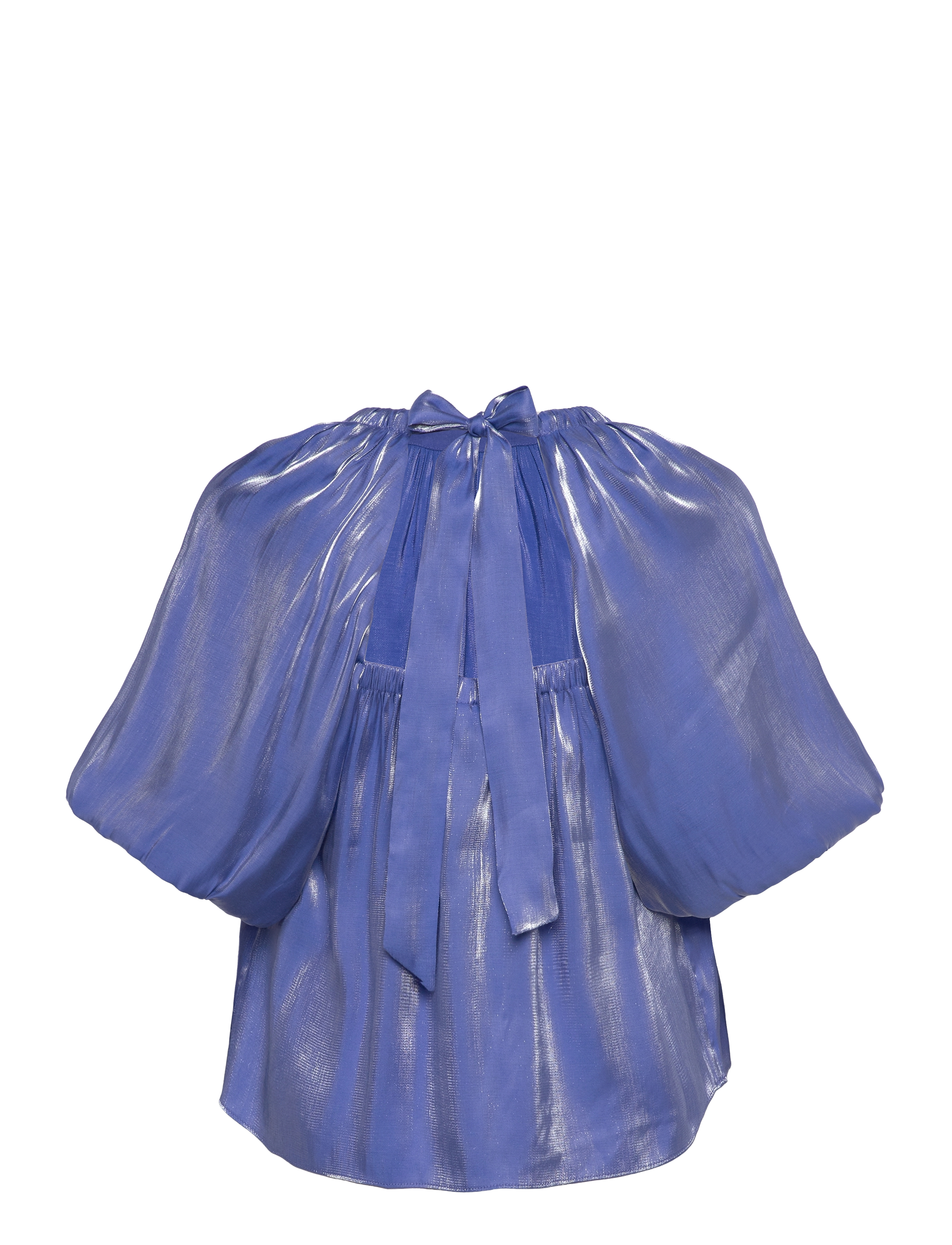 Dante6 - Dante6-Simo shimmer back detail top - marškinėliai - cornflower blue - 2