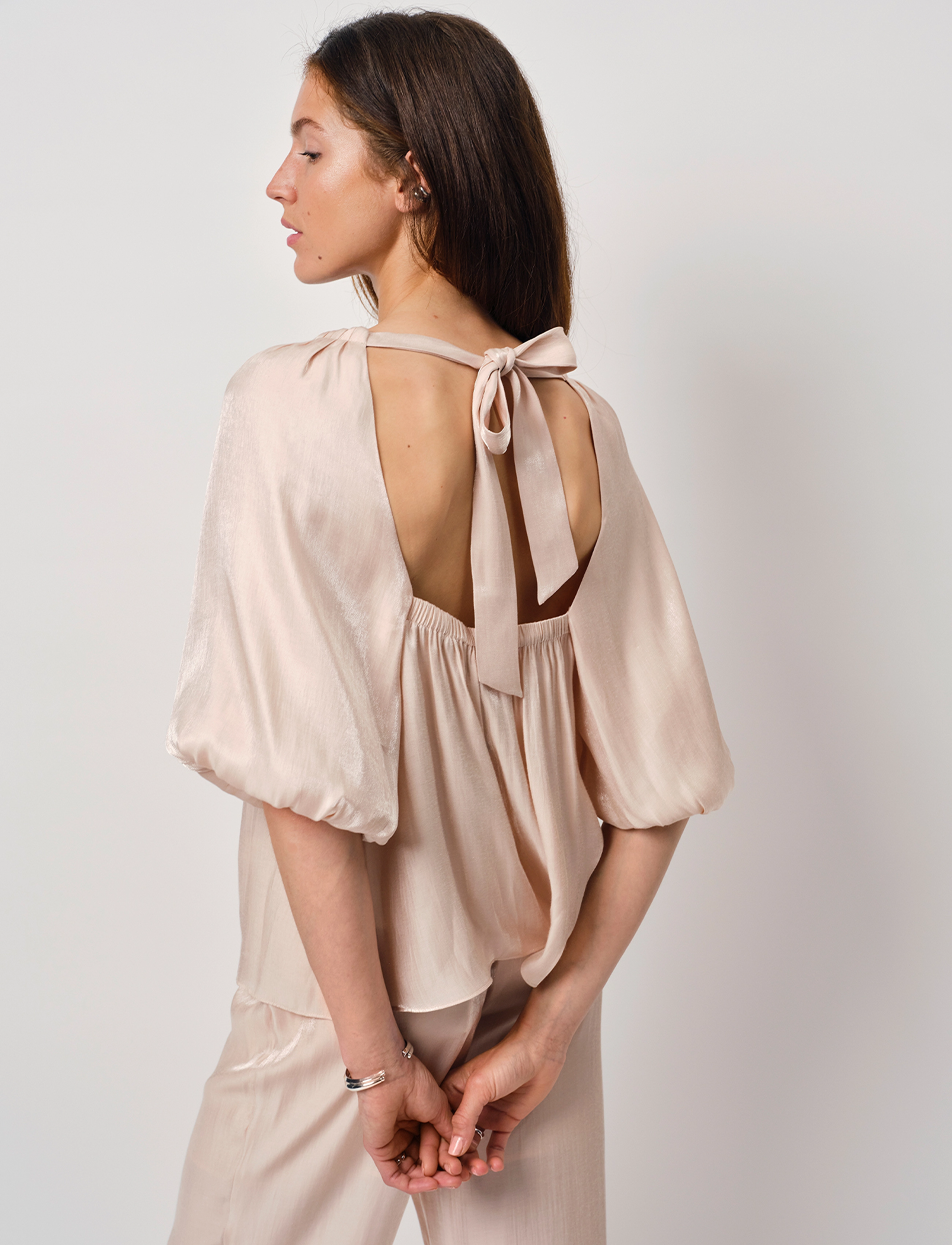 Dante6 Dante6-Soir Shimmer Wide Leg Pants cargobyxor dam – bild 2