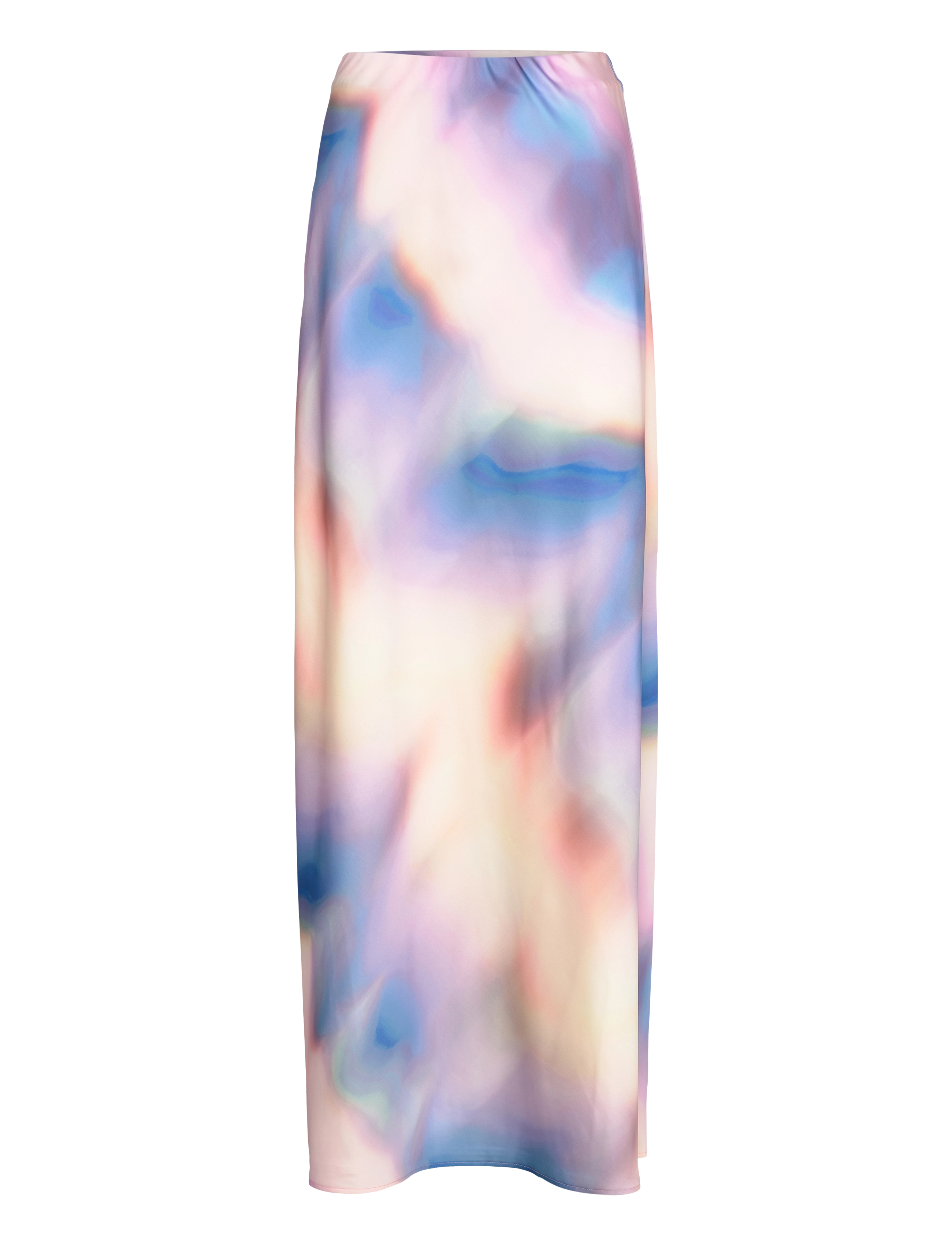 DANTE6 Dante6-Keshin Printed Satin Maxi Rock Blau - 38 - Damen