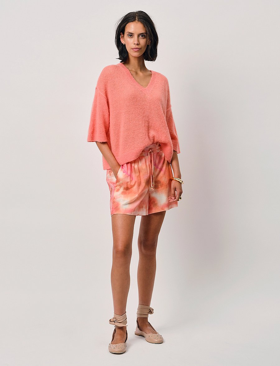 Dante6 - Dante6-Lavora printed shorts - paper-bag shorts - multicolour - 0