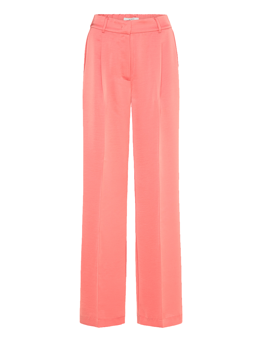 Dante6 - Dante6-Jules satin smart pants - dressbukser - radiant apricot - 1