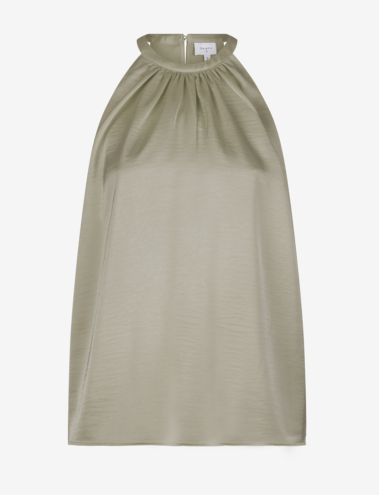 Dante6 - Dante6-Elody satin halter top - Ärmellose blusen - sunlit grass - 1