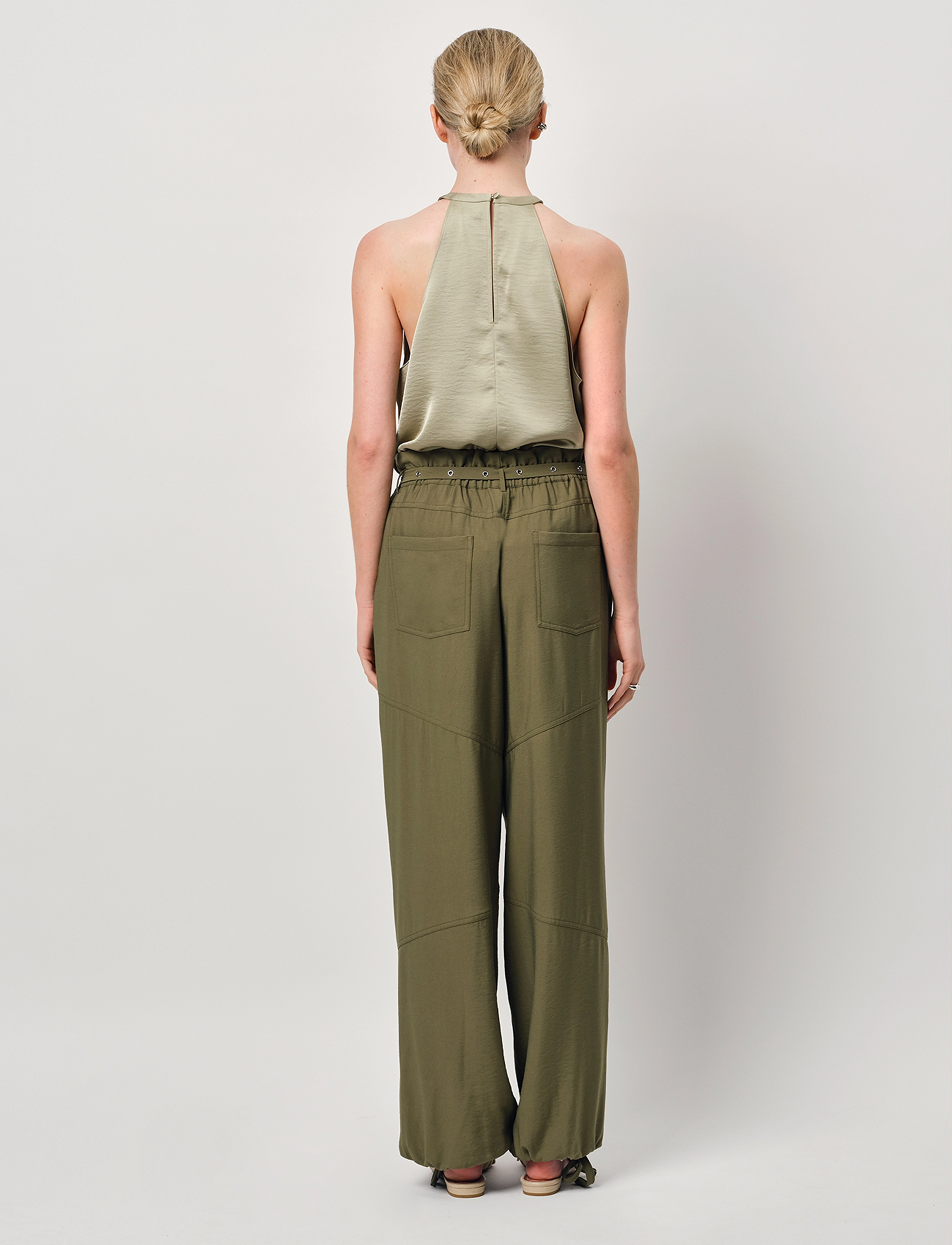 Dante6 - Dante6-Elody satin halter top - sunlit grass - 3