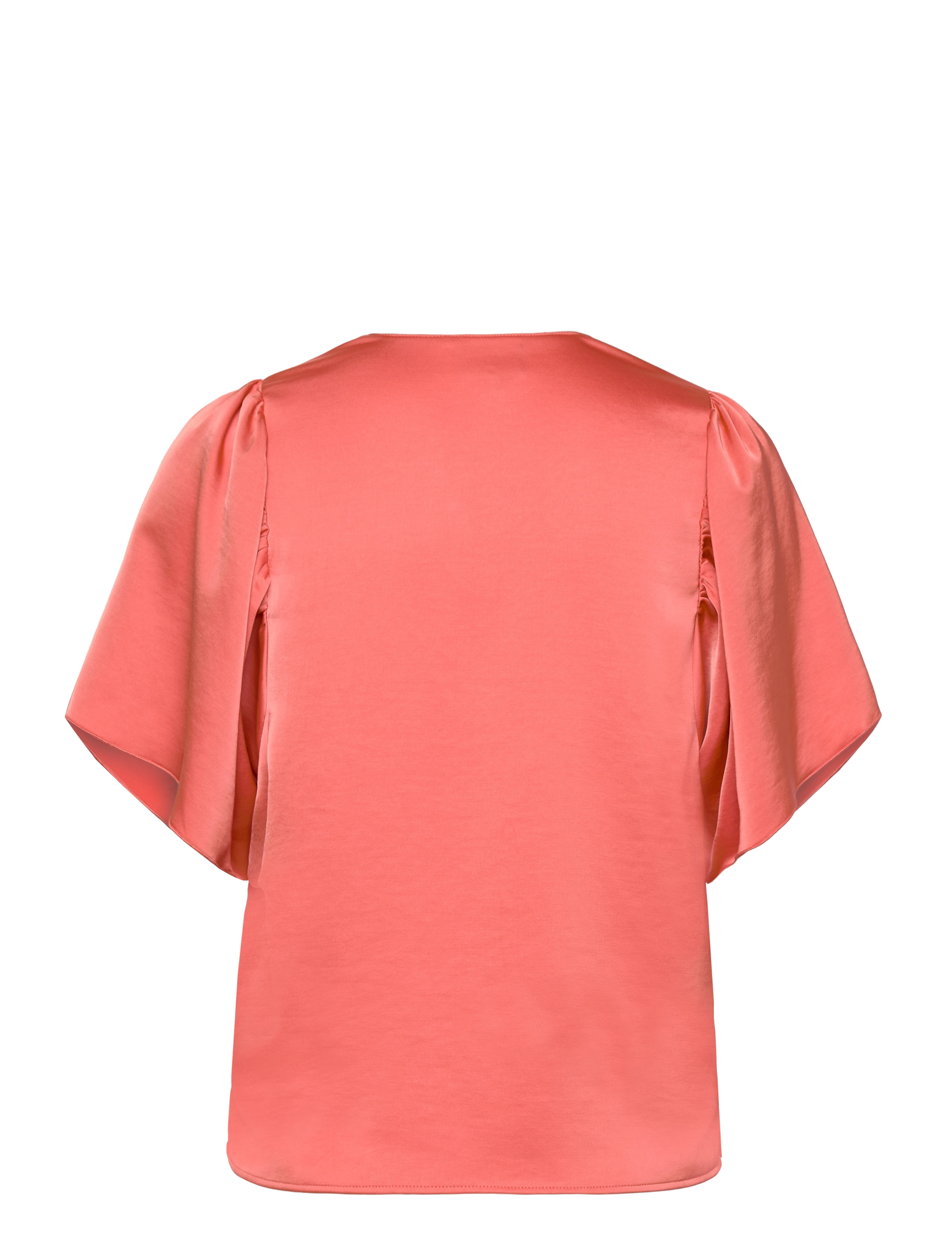 Dante6 - Dante6-Arvi satin butterfly sleeve top - radiant apricot - 2