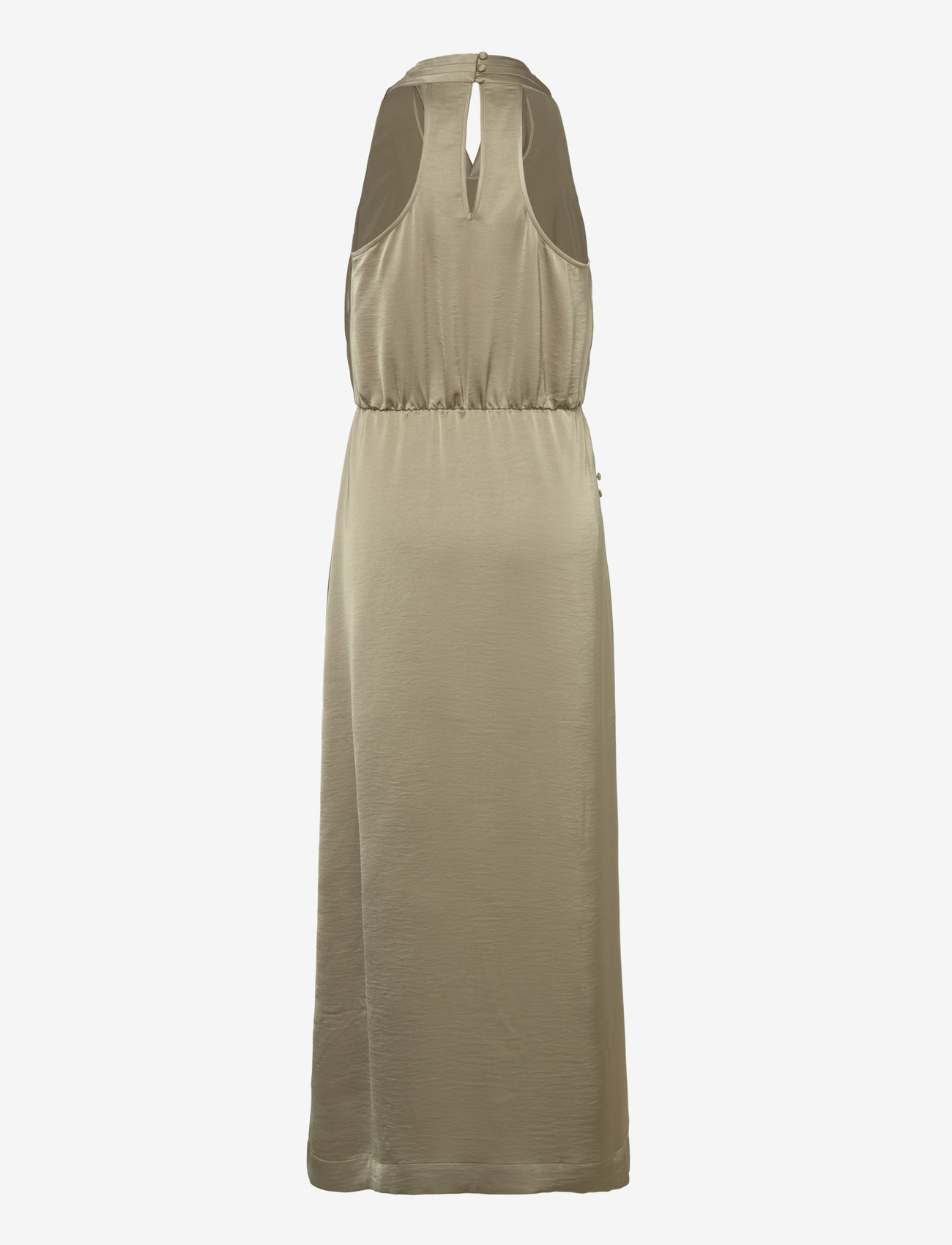 Dante6 - Dante6-Marryme satin halter maxi dress - maxi dresses - sunlit grass - 2