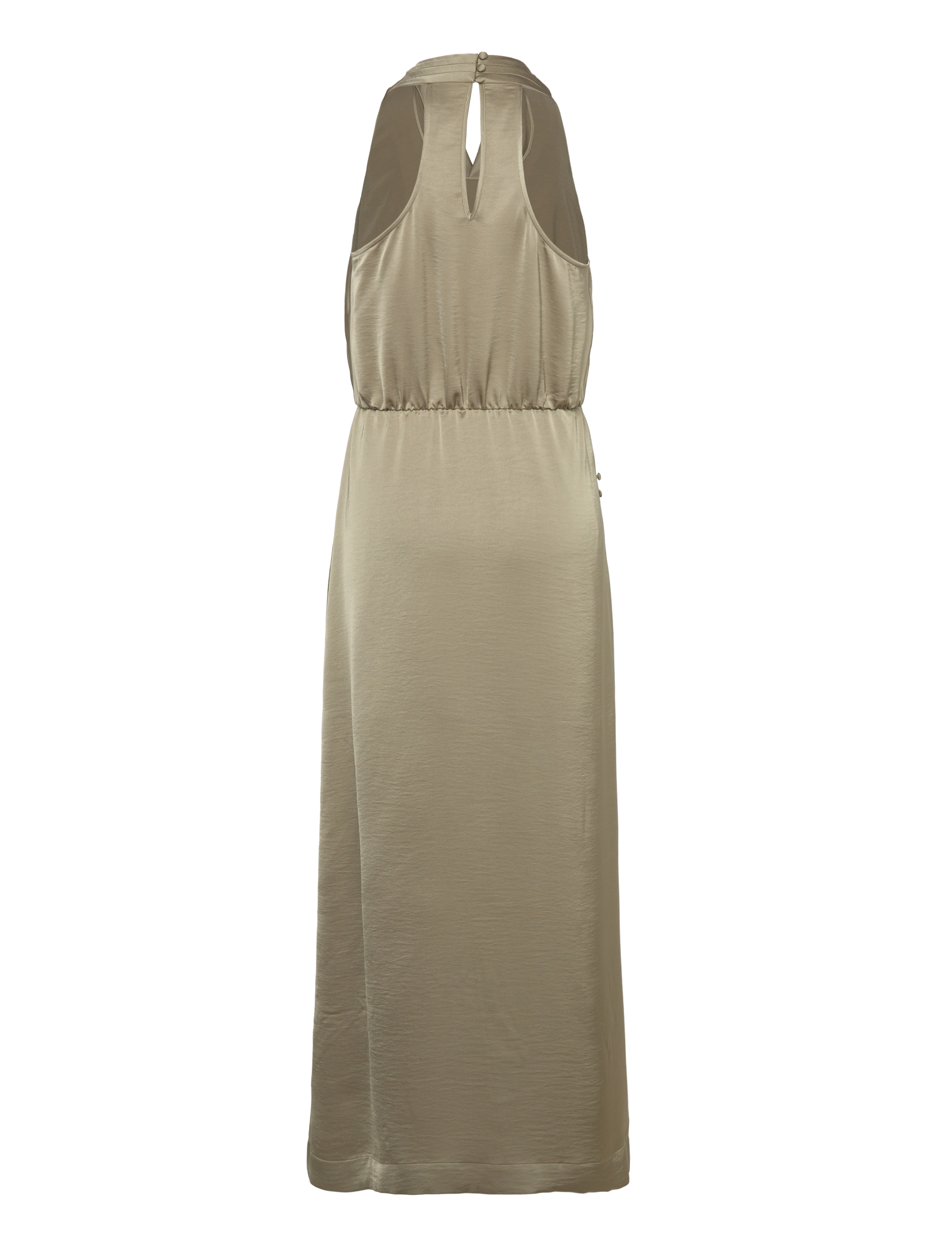 Dante6 - Dante6-Marryme satin halter maxi dress - sunlit grass - 2