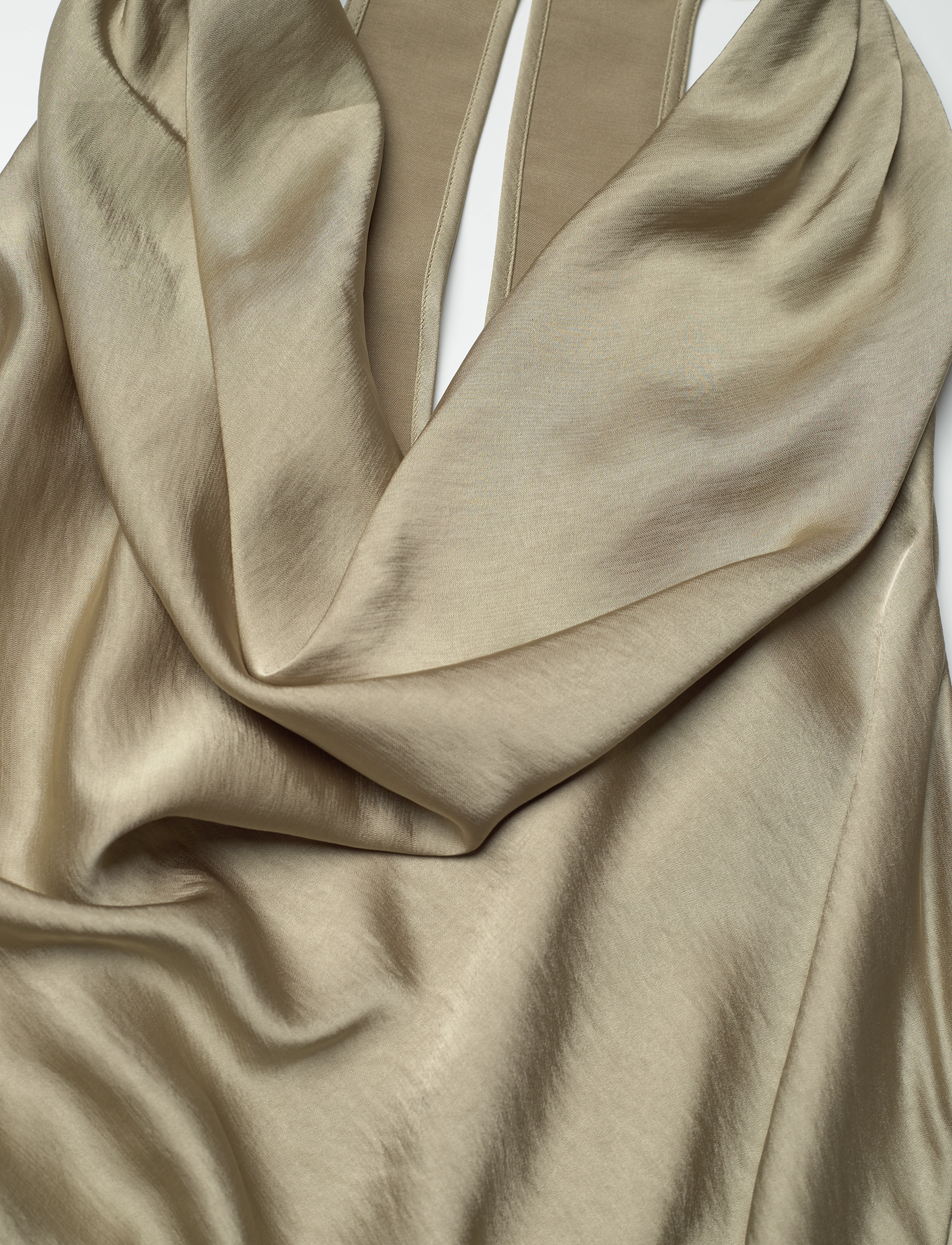 Dante6 - Dante6-Marryme satin halter maxi dress - sunlit grass - 5