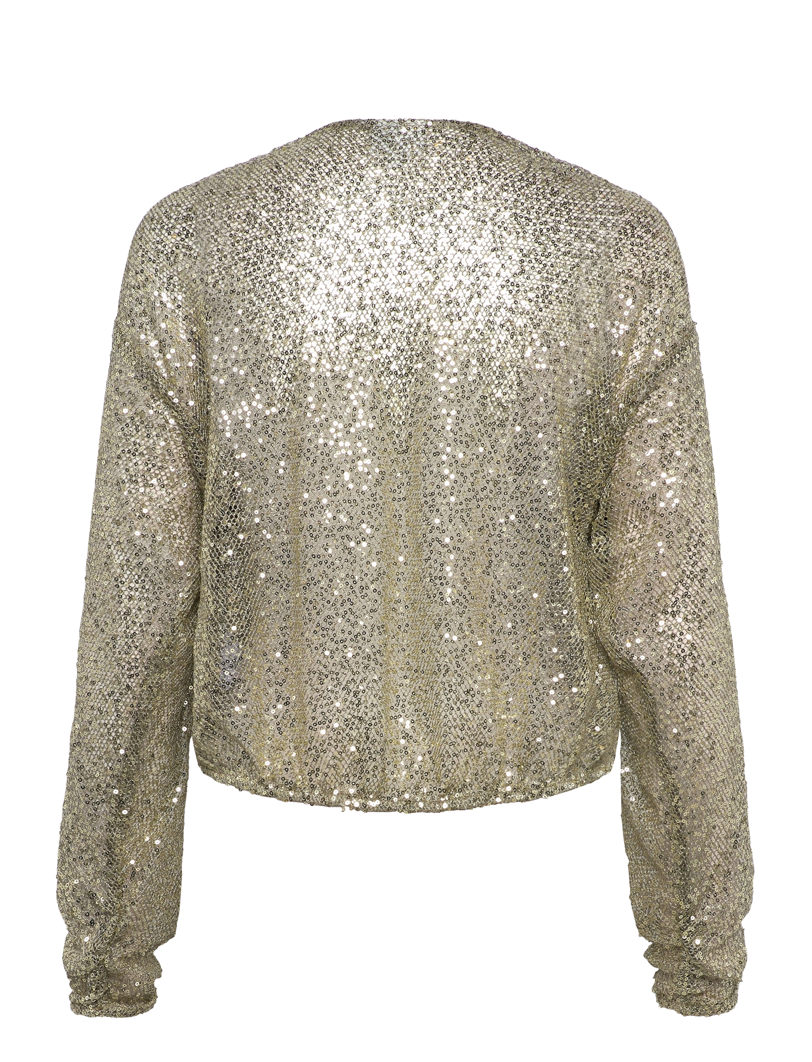 Dante6 - Dante6-Crazyabout sequins cardigan - sunlit grass - 2