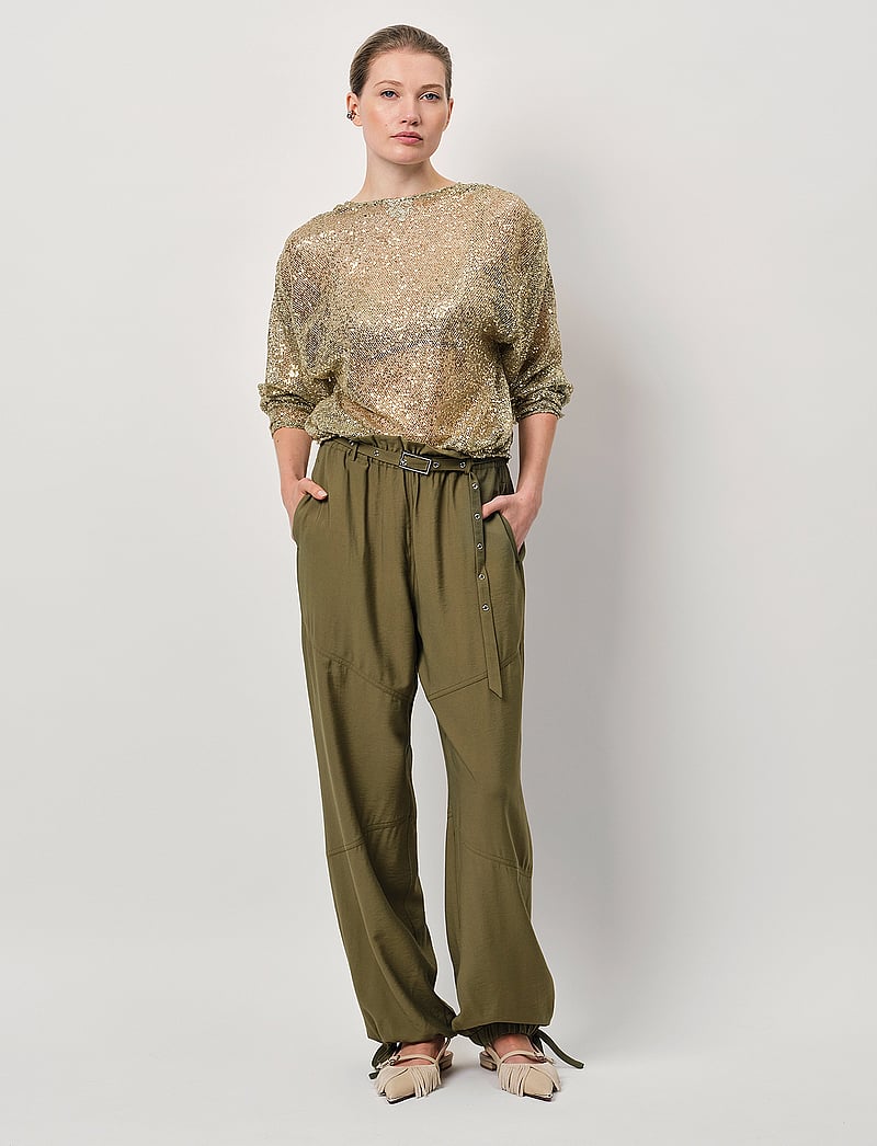 Dante6 - Dante6-Crazyabout sequins cardigan - kardiganid - sunlit grass - 0