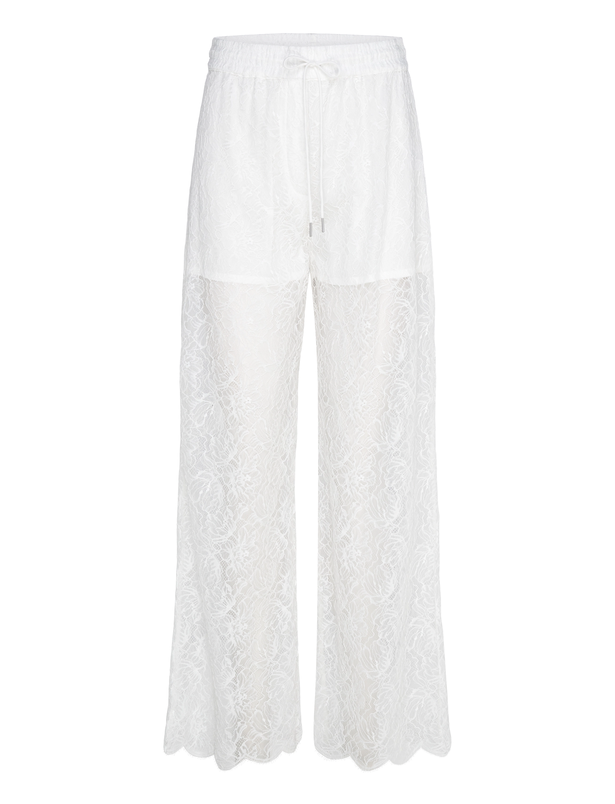 Dante6 Dante6-Shiloh straight leg lace pants - Kläder - MILK WHITE / white