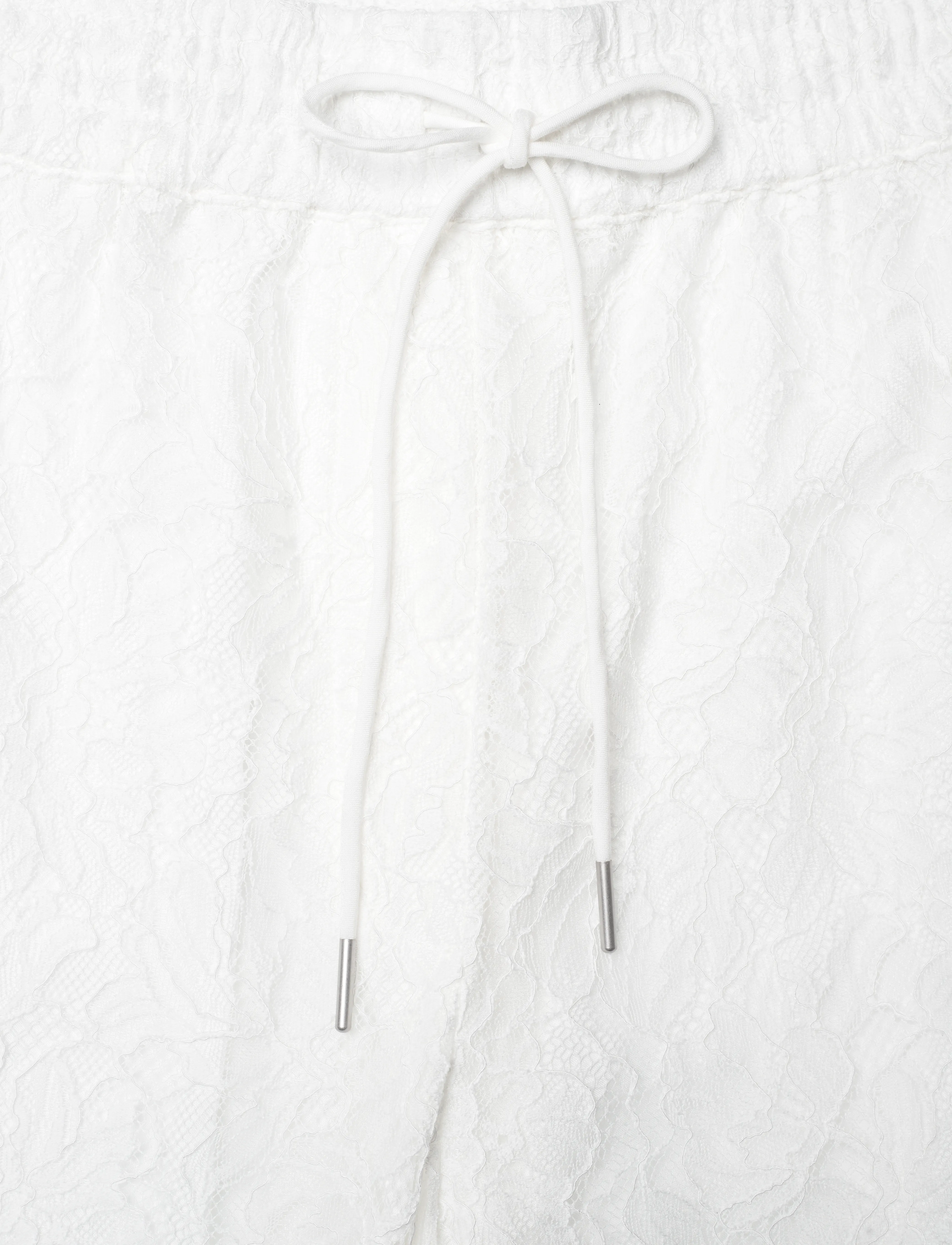 Dante6 - Dante6-Shiloh straight leg lace pants - bukser med brede ben - milk white - 5