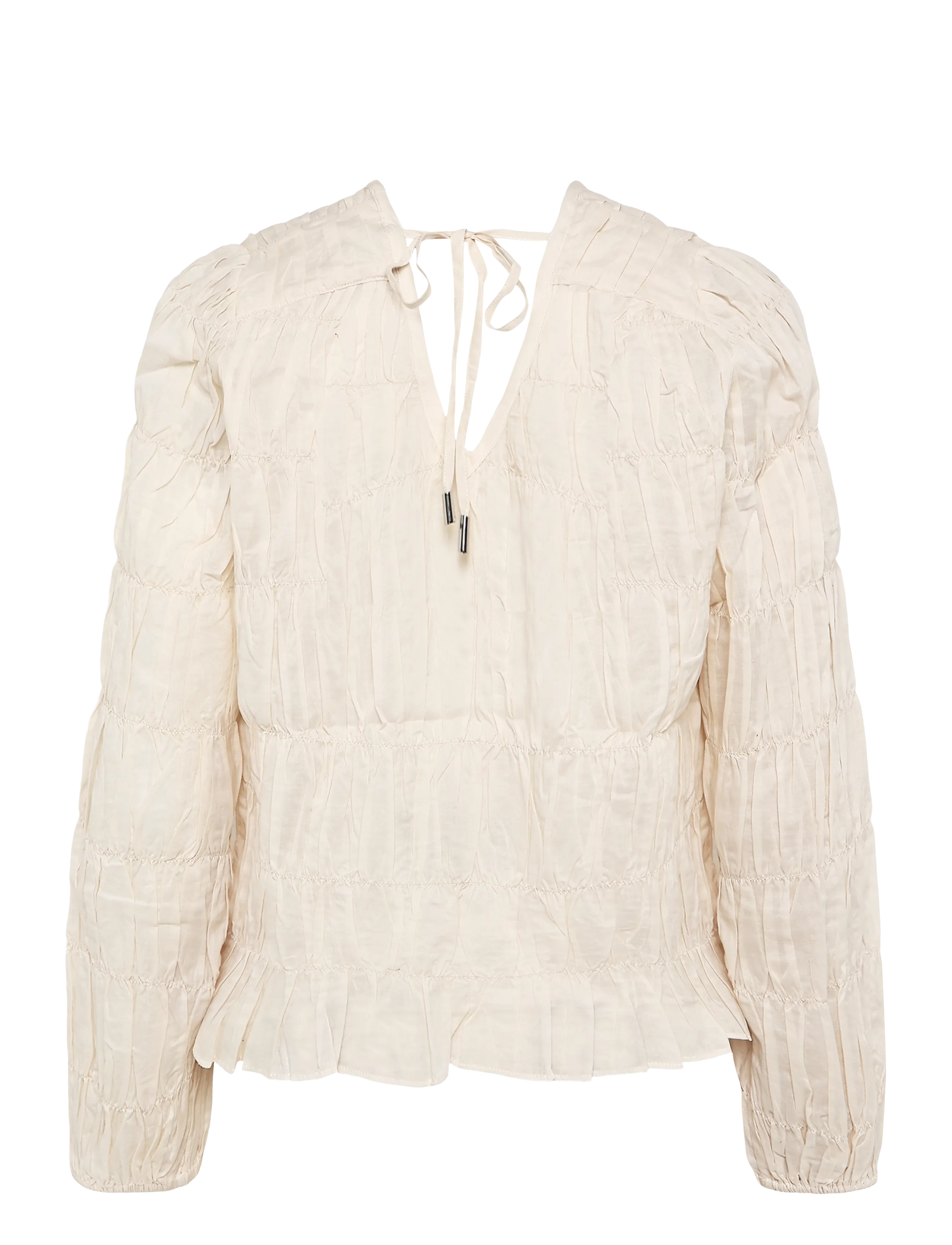 Dante6 - Dante6-Esmé smocked boho top - butter cream - 1