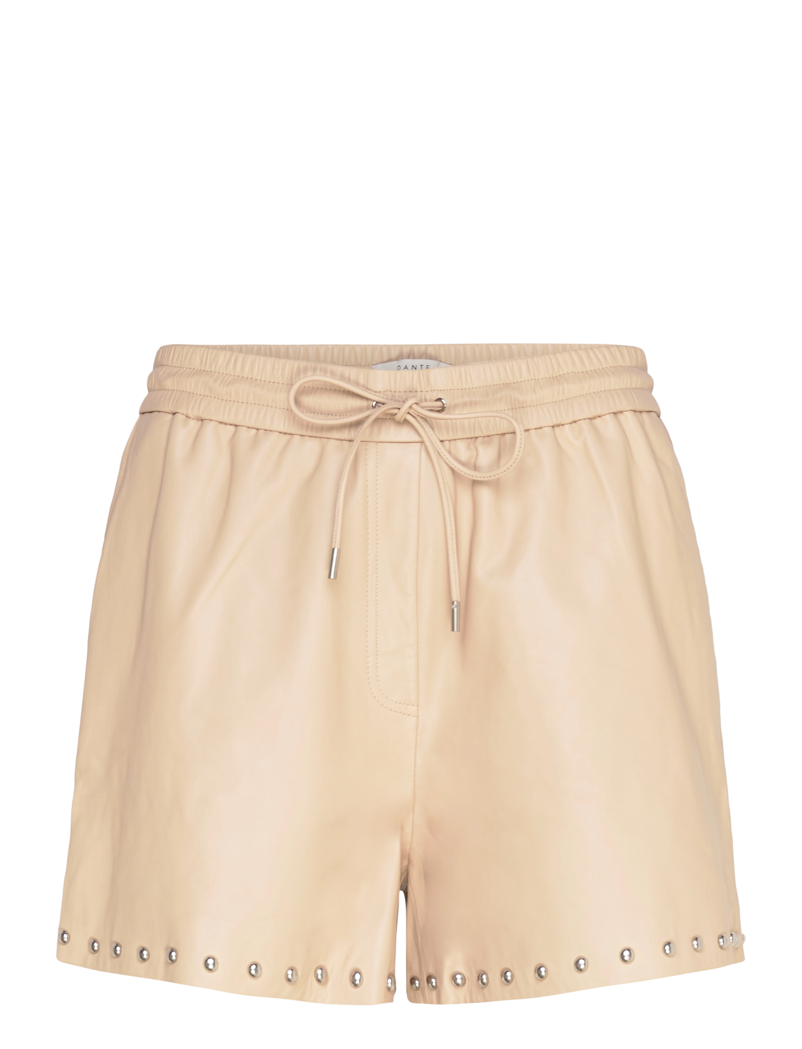 DANTE6 Dante6-Ginger Studded Leder Shorts Beige - 38 - Damen