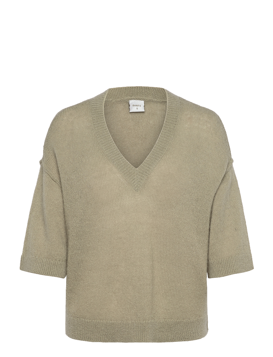 Dante6 - Dante6-Talya V-neck sweater - bluzy bez kaptura - sunlit grass - 1