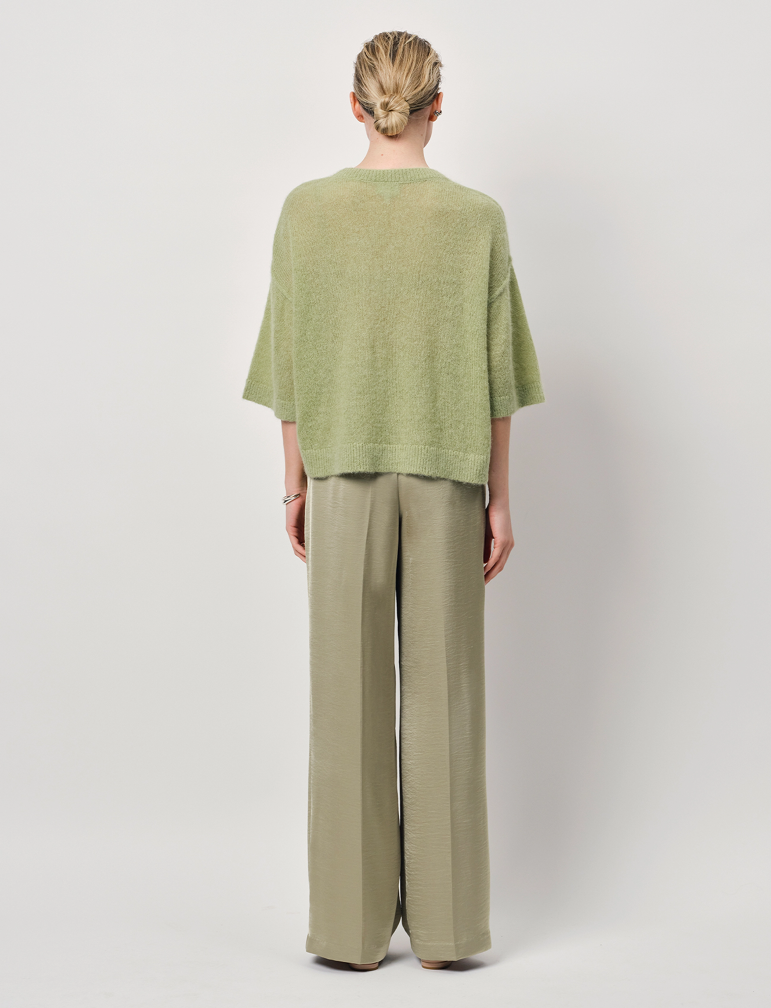 Dante6 - Dante6-Talya V-neck sweater - bluzy bez kaptura - sunlit grass - 4