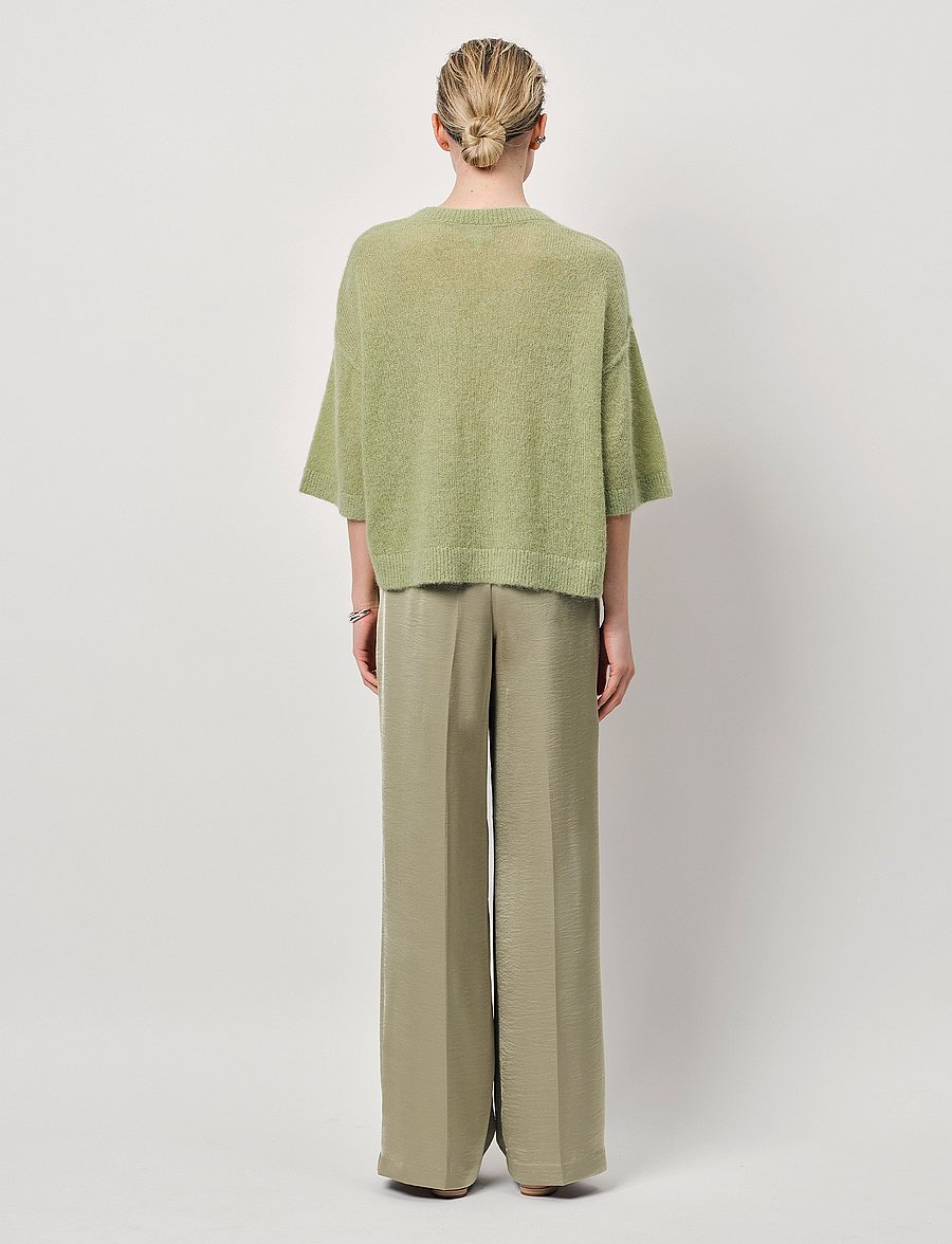Dante6 - Dante6-Talya V-neck sweater - bluzy bez kaptura - sunlit grass - 4
