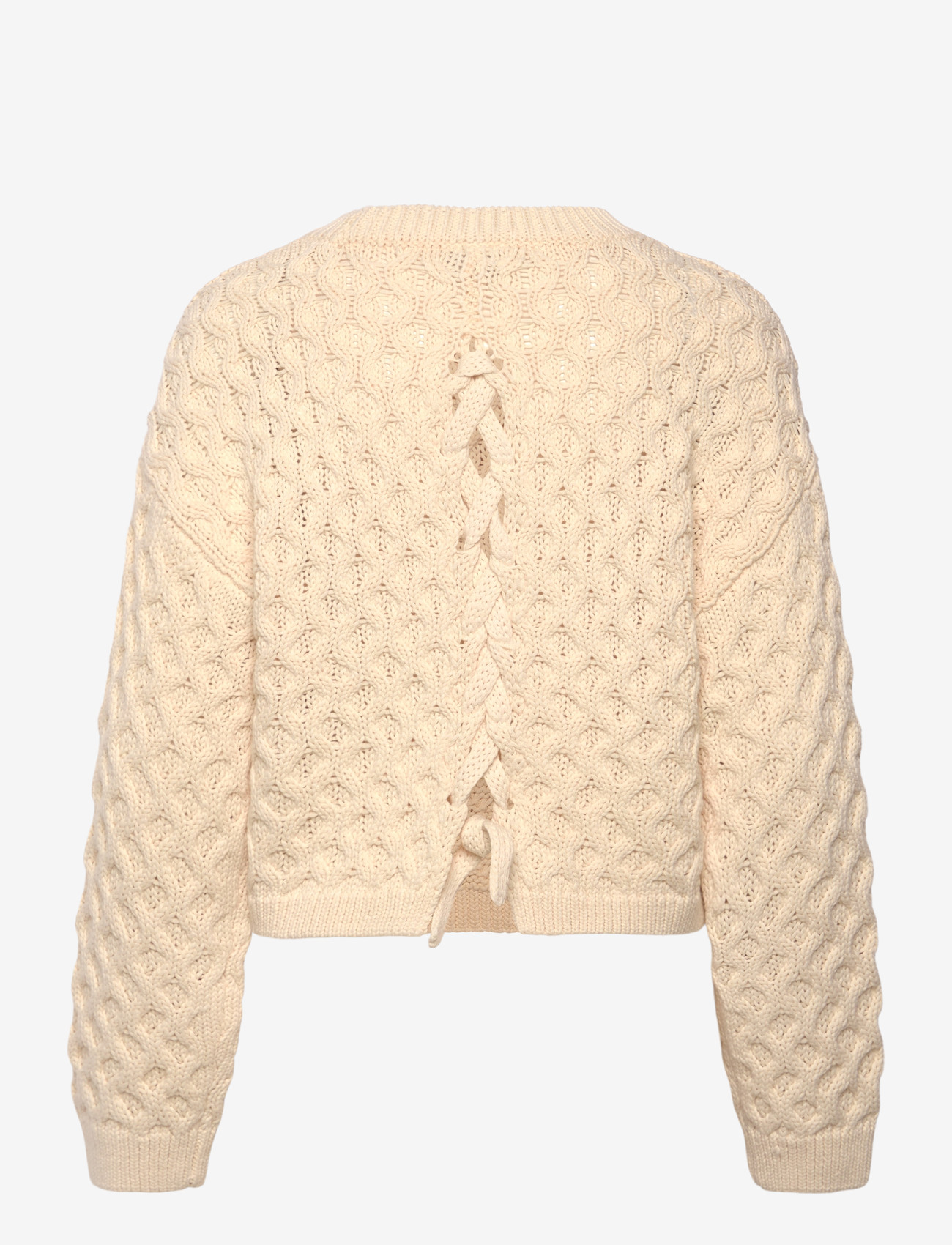 Dante6 - Dante6-Tulsa open back cable sweat - jumpers - butter cream - 1