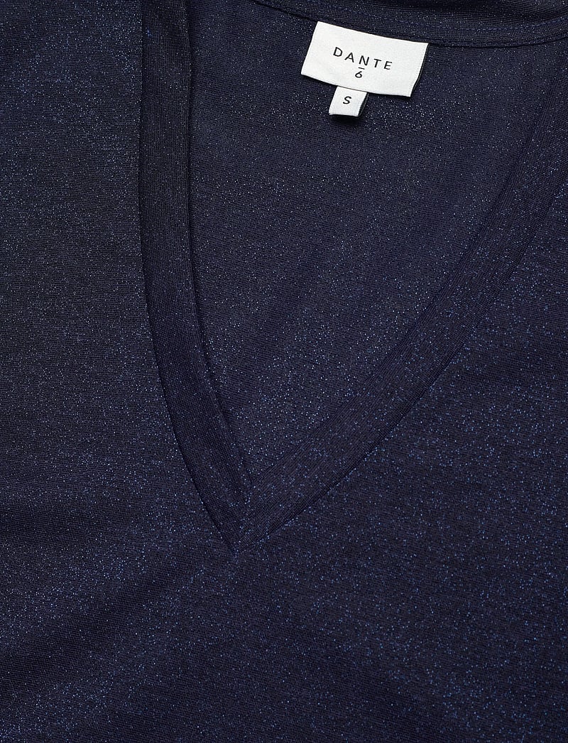 Dante6 - Dante6-Guizy lurex detailed top - t-shirts - sapphire blue - 3