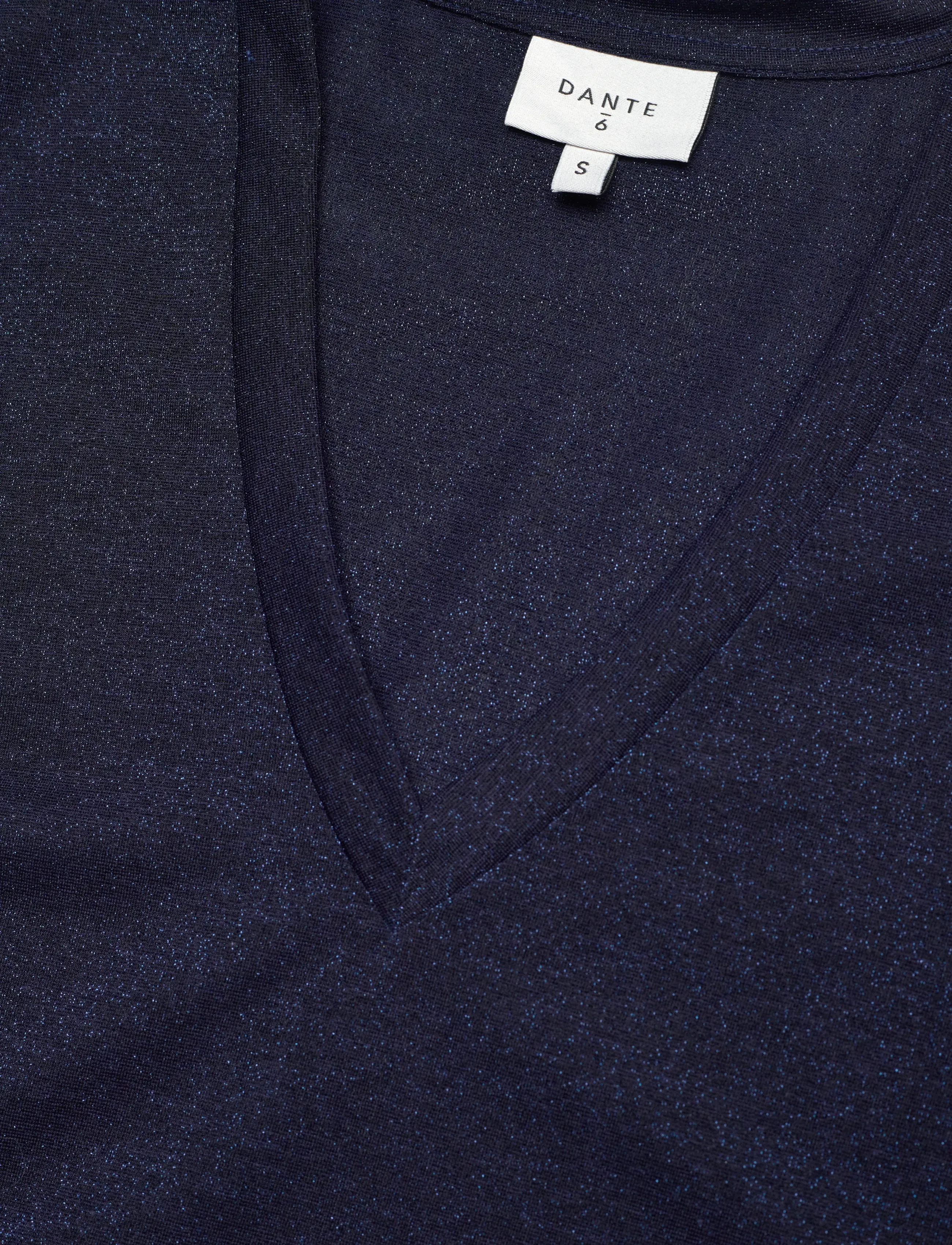 Dante6 - Dante6-Guizy lurex detailed top - t-shirts - sapphire blue - 3