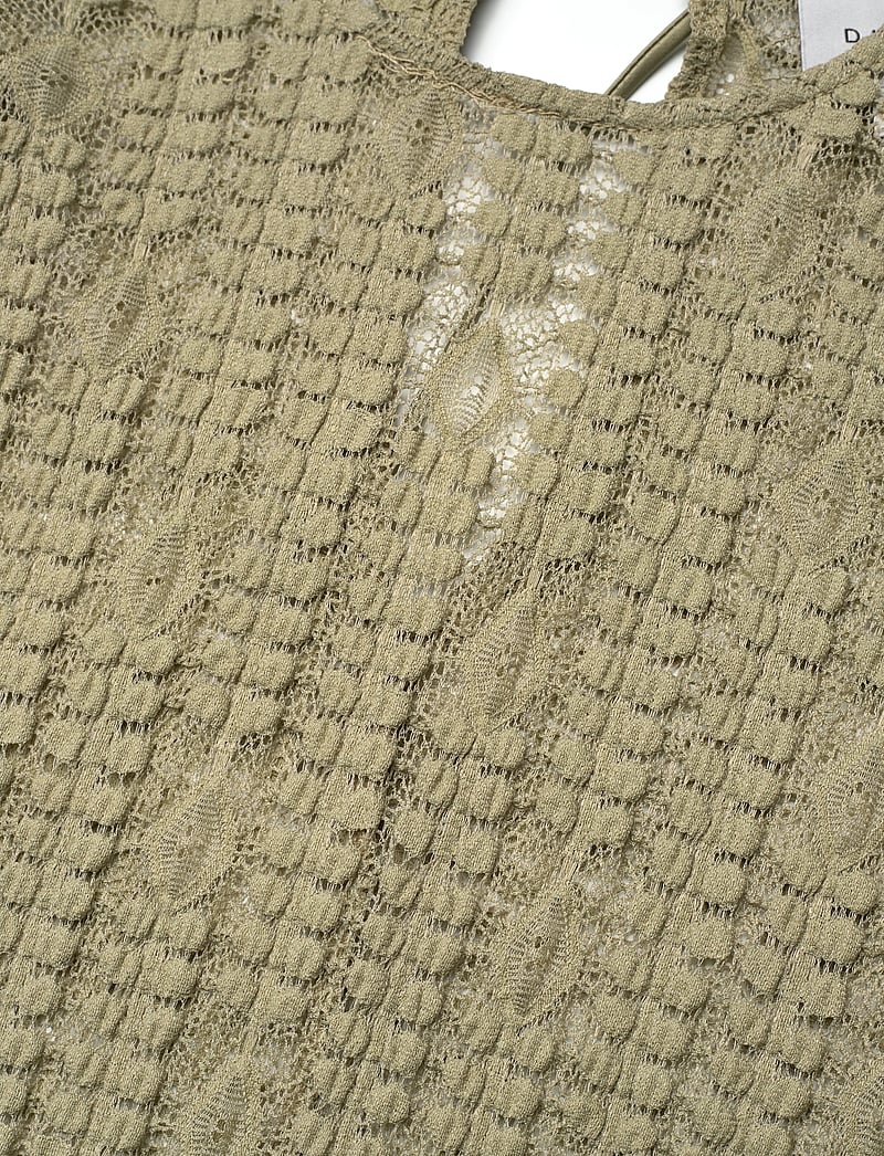 Dante6 - Dante6-Marlowé lace volant top - kurzämlige blusen - sunlit grass - 5