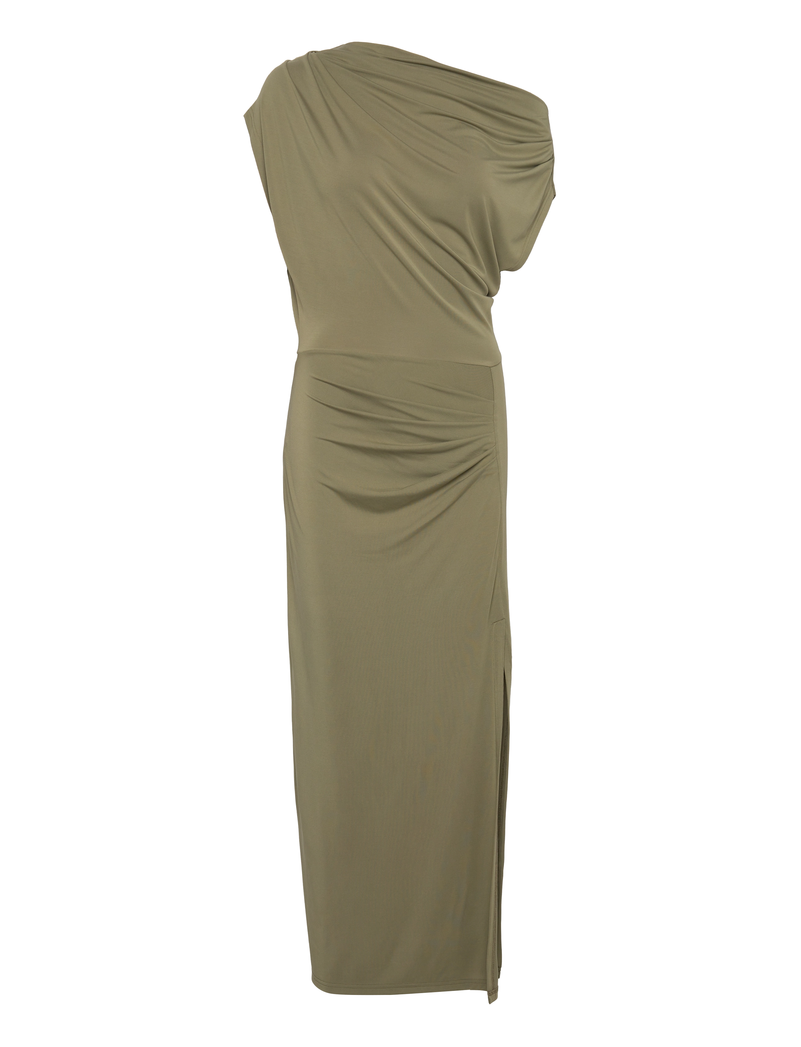 Dante6 Dante6-Jett off-shoulder jersey dress - Klänningar - OLIVE GLOW / green