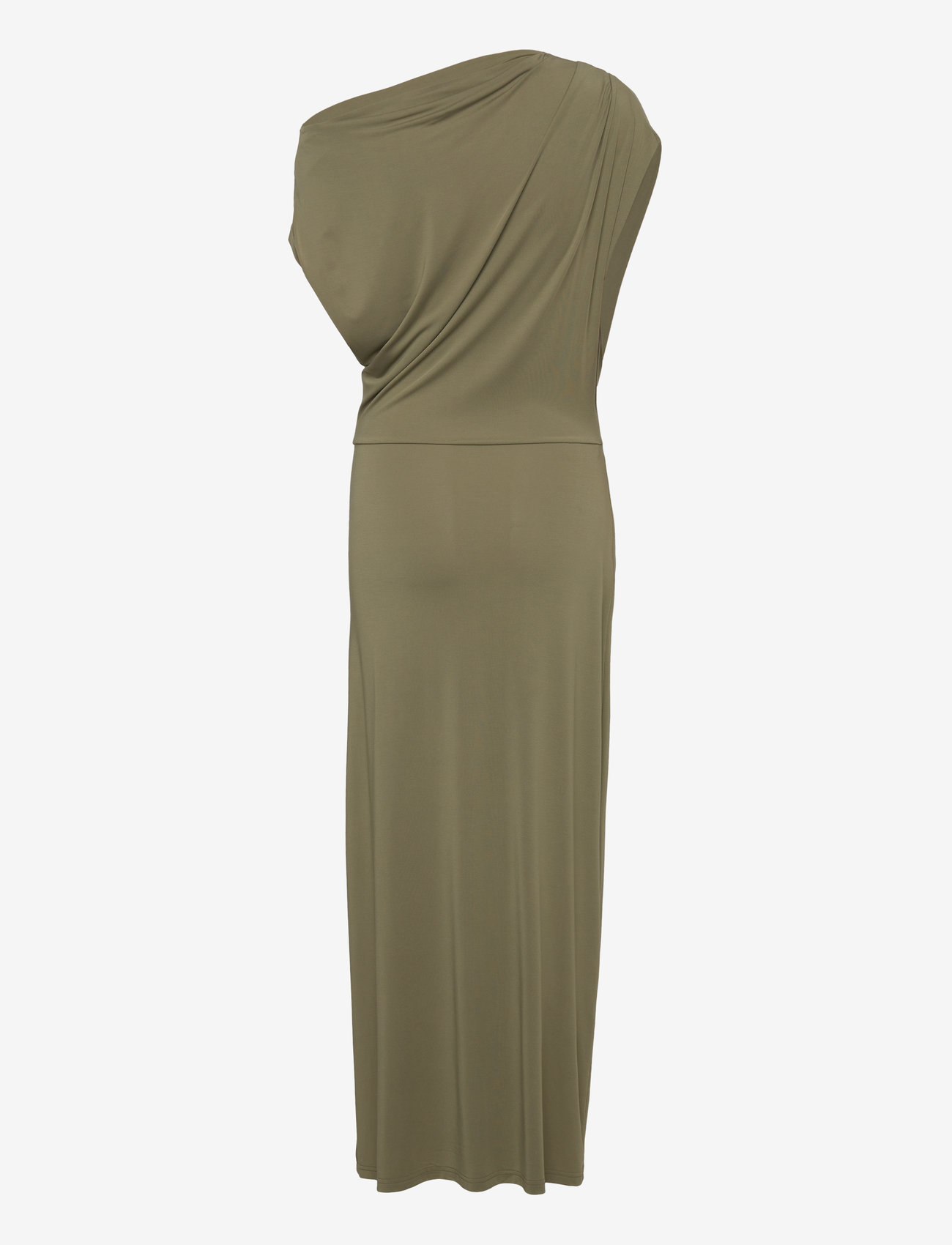 Dante6 - Dante6-Jett off-shoulder jersey dress - maxiklänningar - olive glow - 2