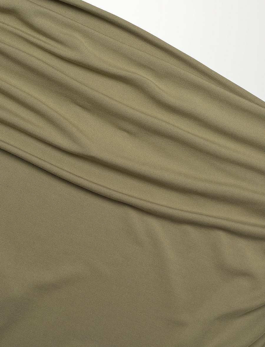 Dante6 - Dante6-Jett off-shoulder jersey dress - maxikleider - olive glow - 5