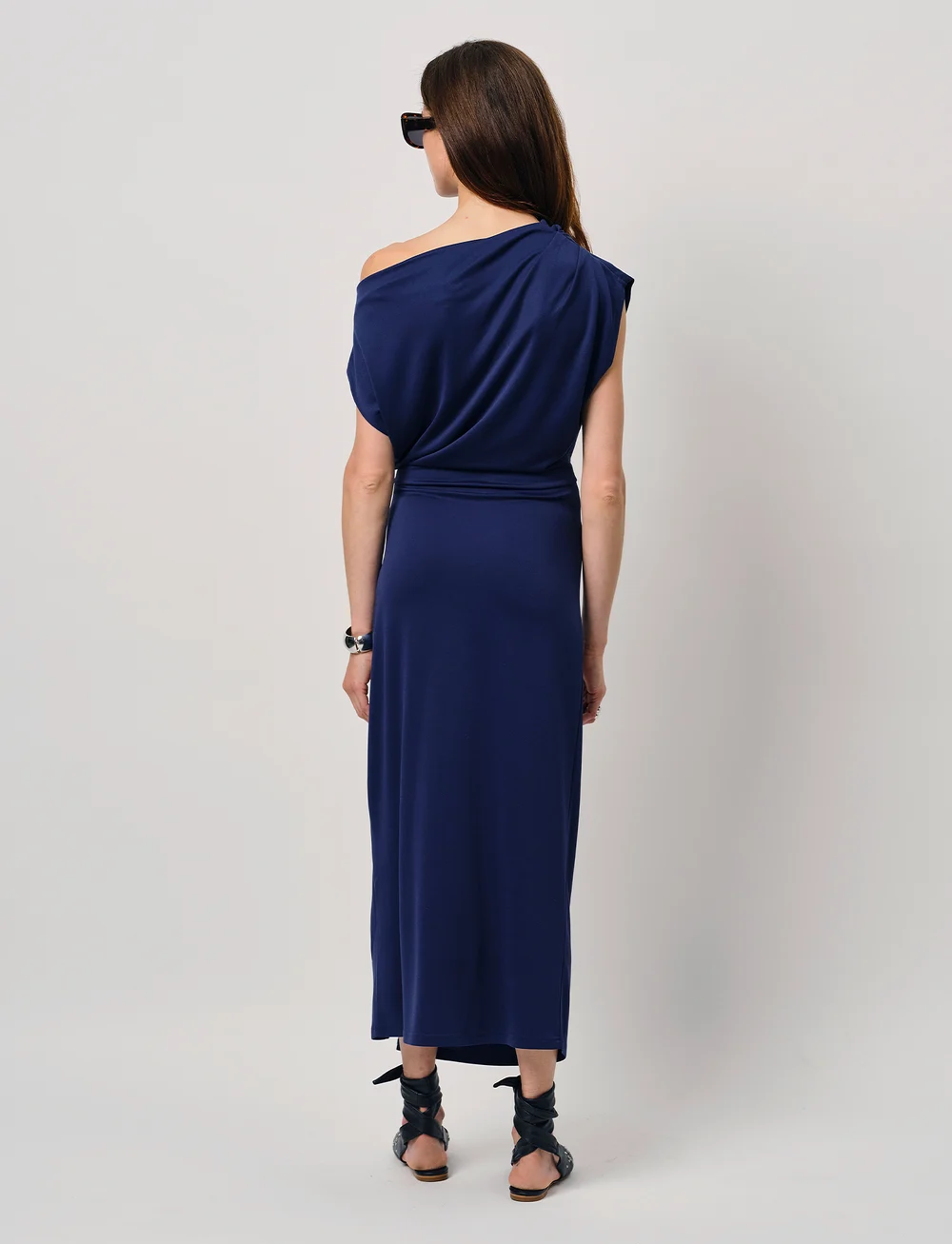 Dante6 - Dante6-Jett off-shoulder jersey dress - maxikleider - sapphire blue - 4