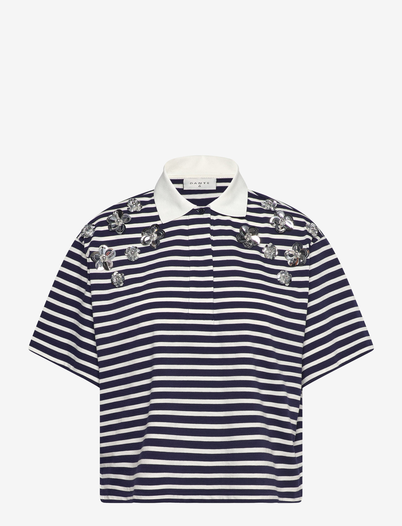 Dante6 - Dante6-Titan embellished polo shirt - sapphire blue - 1