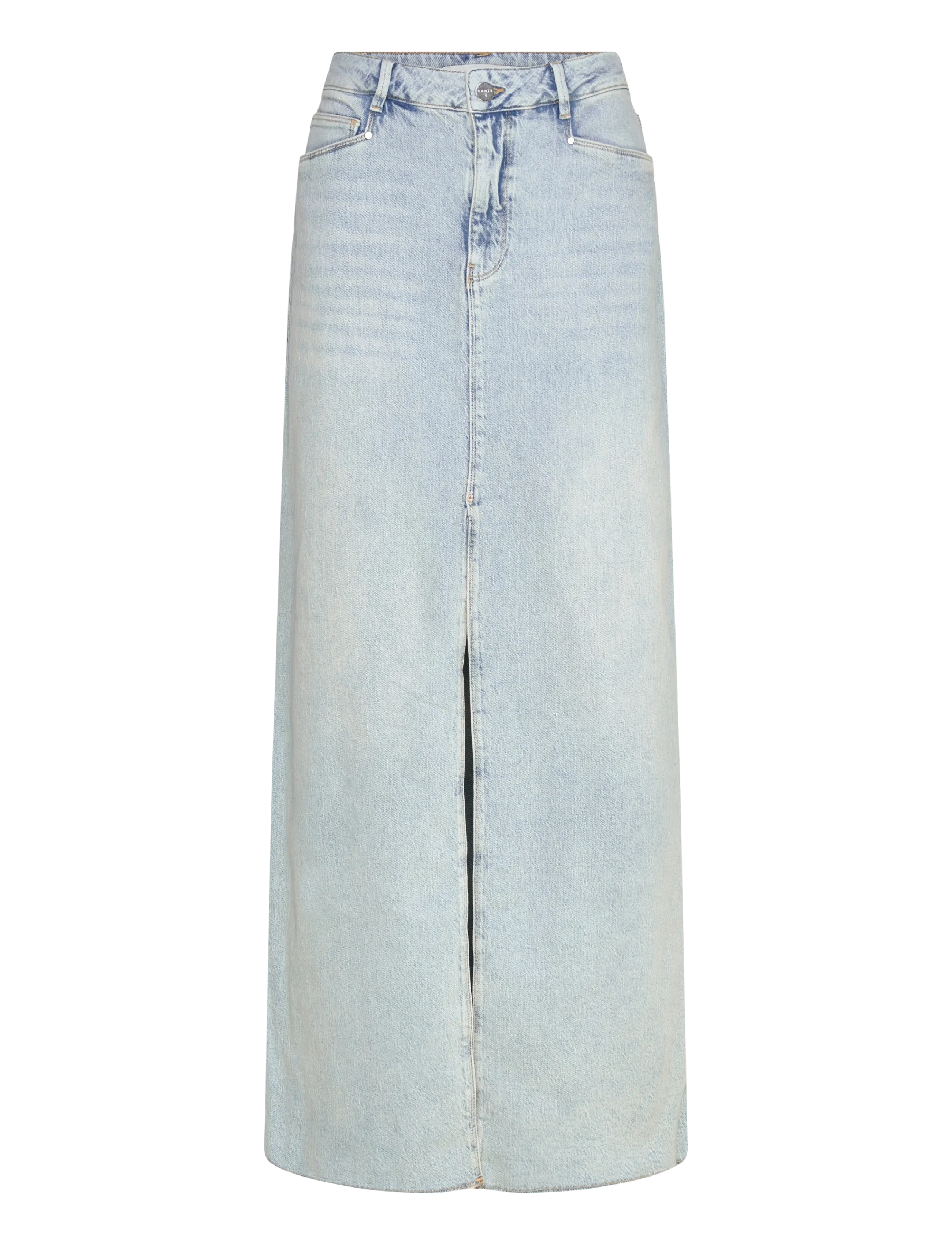 Dante6 Dante6-Feral denim maxi skirt - Spódnice - WORN BLUE / blue
