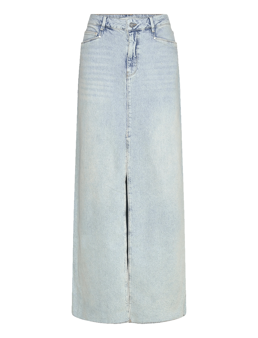 Dante6 - Dante6-Feral denim maxi skirt - džinsiniai sijonai - worn blue - 0