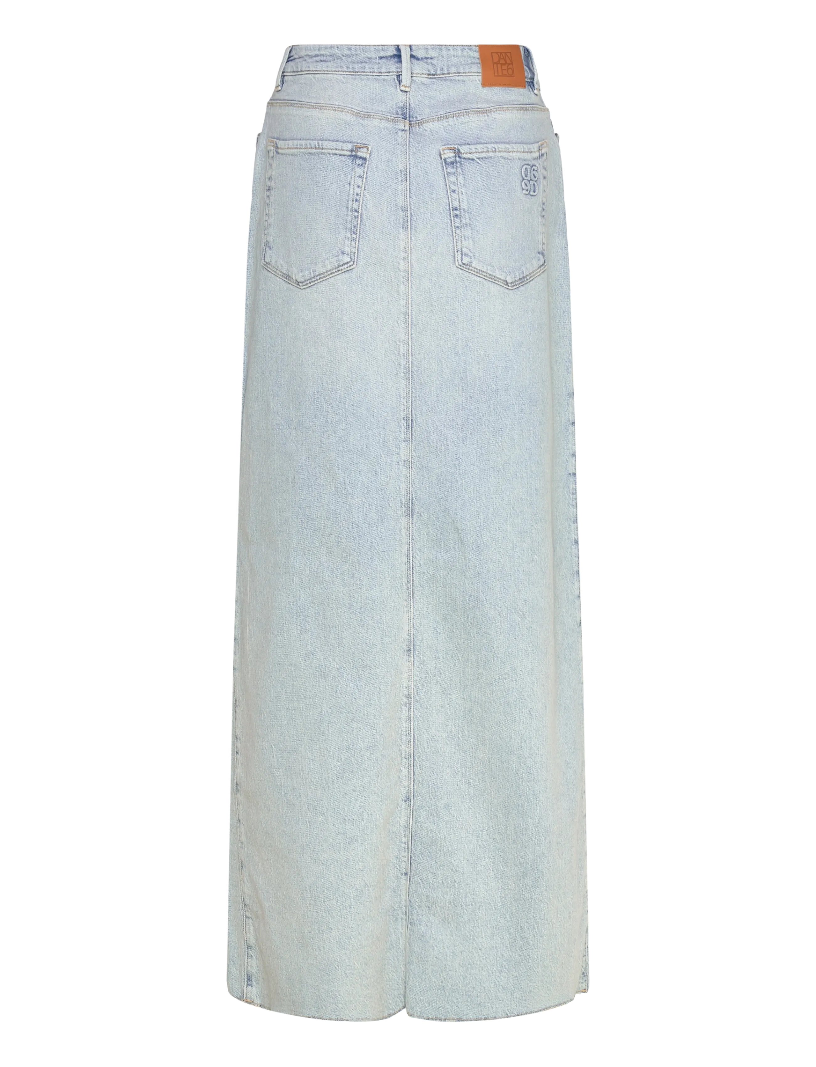 Dante6 - Dante6-Feral denim maxi skirt - džinsiniai sijonai - worn blue - 1