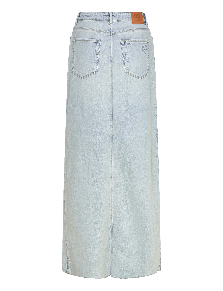 Dante6 - Dante6-Feral denim maxi skirt - džinsiniai sijonai - worn blue - 1